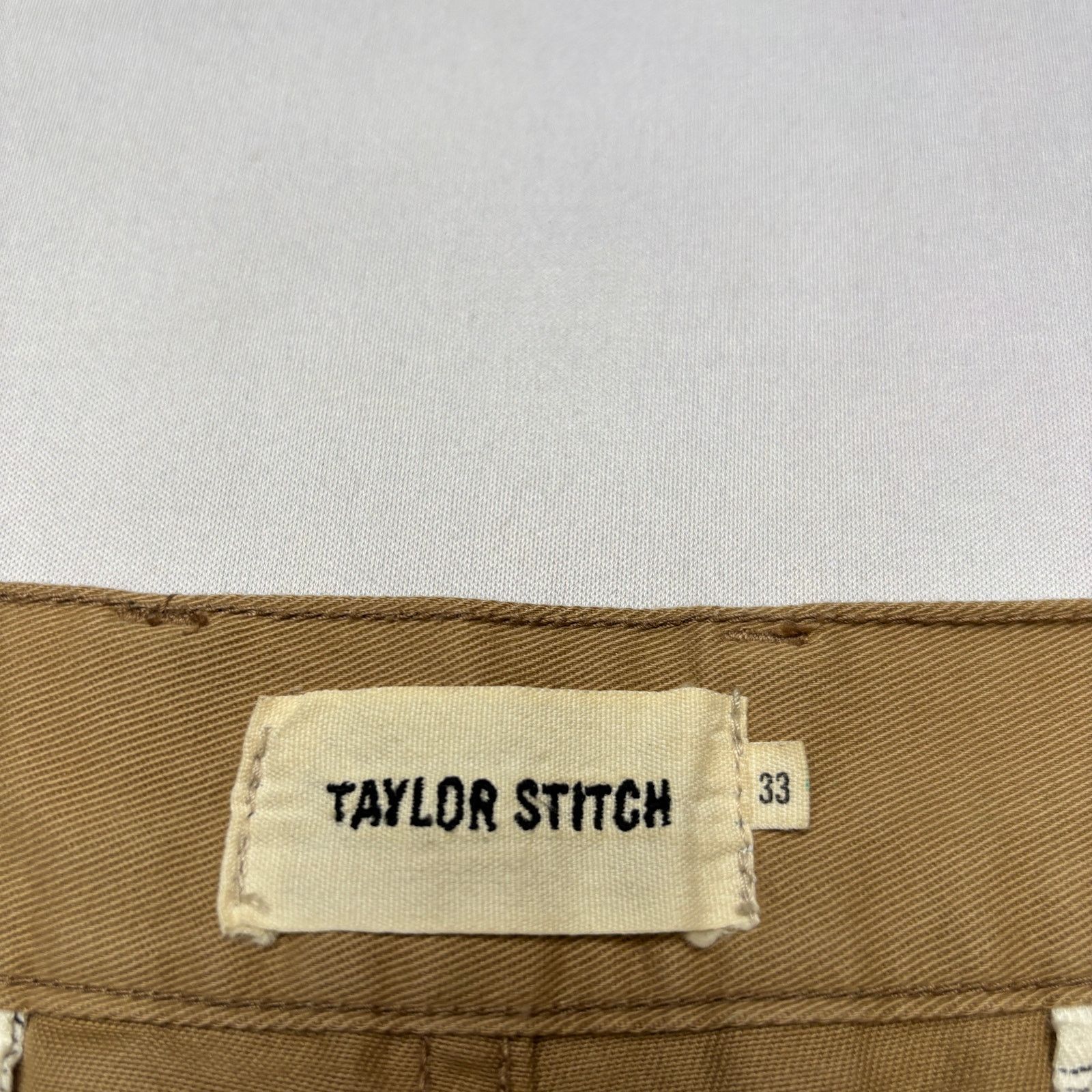 Taylor Stitch Taylor Stitch Cotton 9.5" Shorts Men's 33 Chino Khaki Casual Size US 33 - 3 Thumbnail