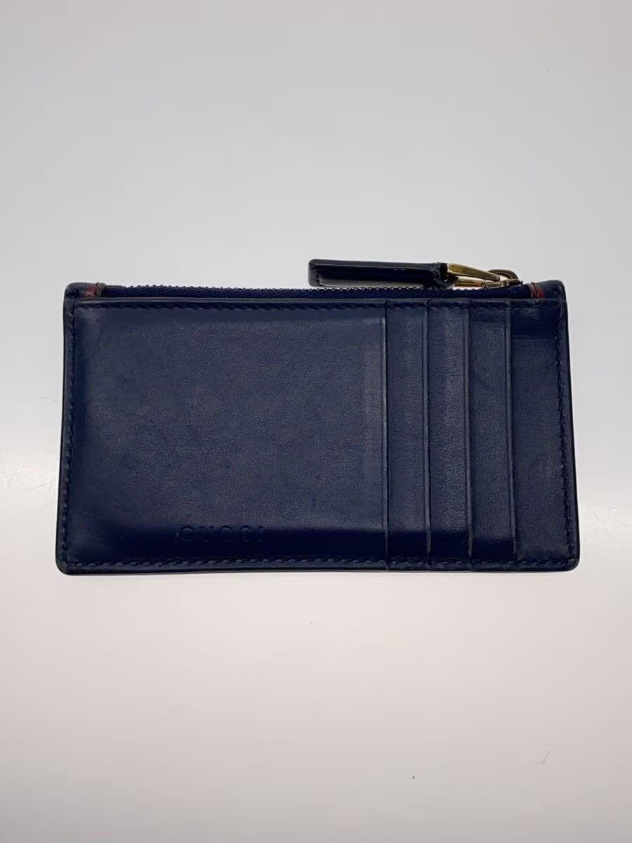 Gucci Gucci Leather Monogram Coin Case Navy Size ONE SIZE - 2 Thumbnail