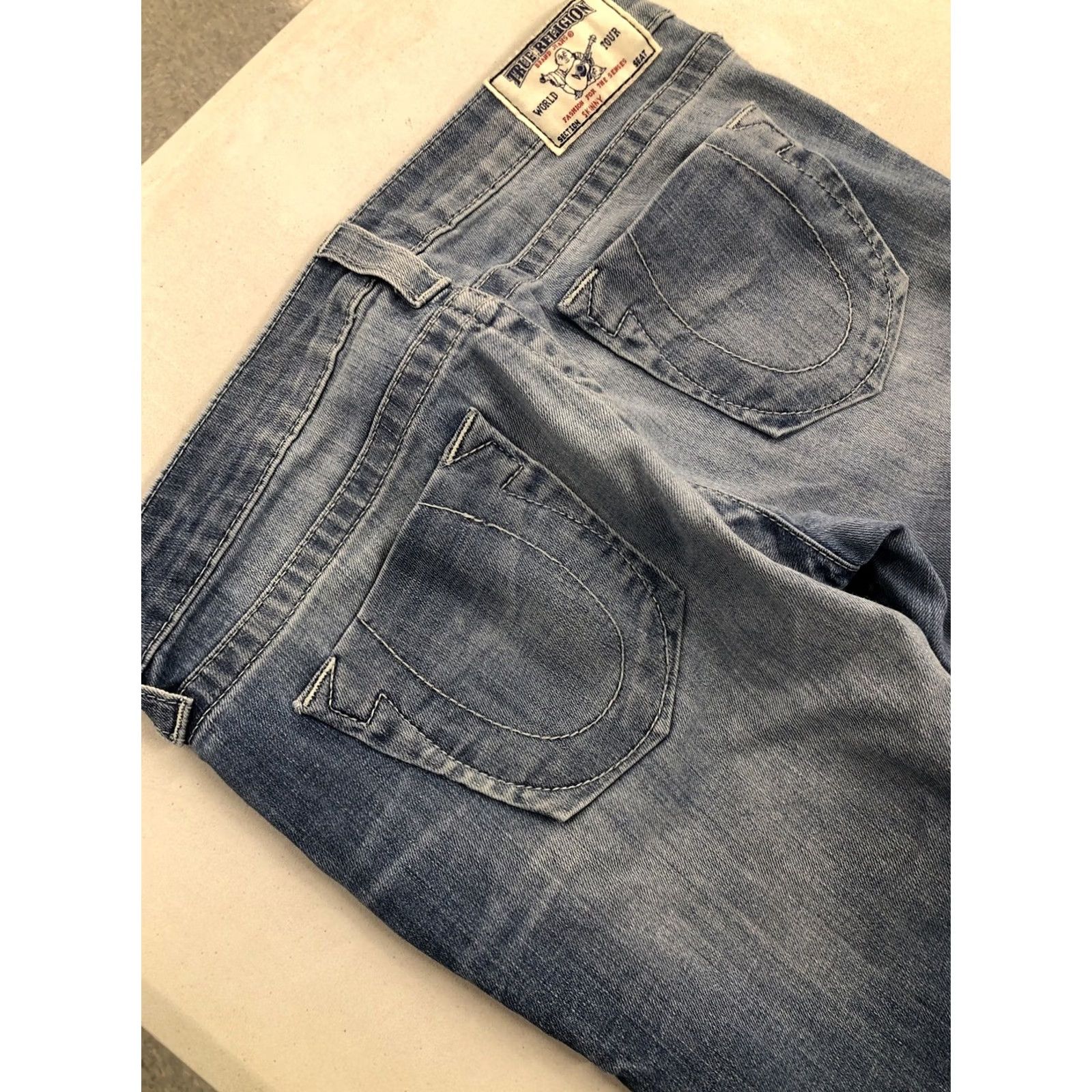 True Religion VINTAGE? No — True Religion Jeans Slim Skinny Denim Blue 30x33 Women’s 7.5" Rise 5" Leg Opening Cotton Blend Stretch Zip Button Zipper 5-Pocket Size 27" / US 4 / IT 40 - 6 Thumbnail