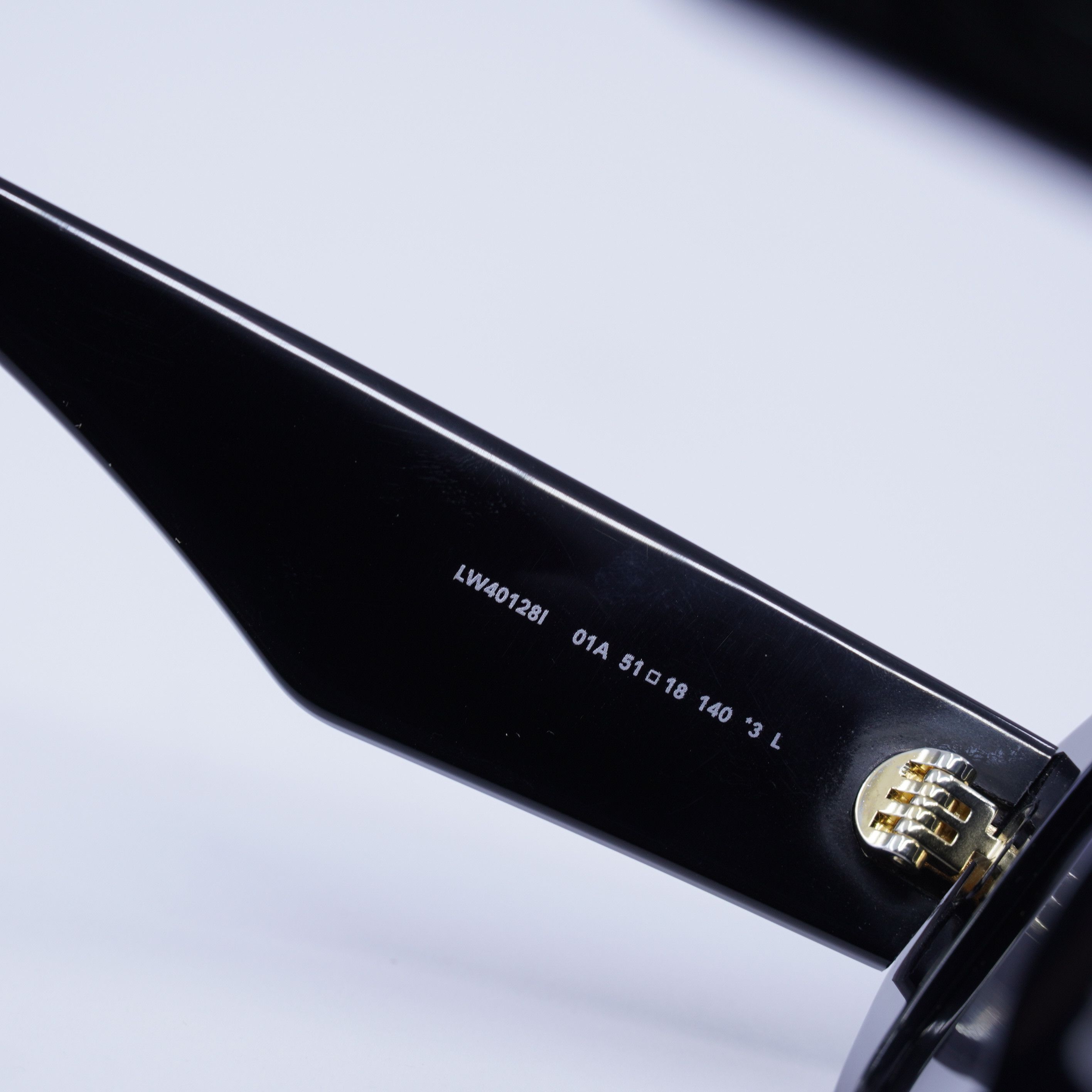 Loewe Loewe LW40128I 01A Sunglasses Black Cat Eye Frame Size ONE SIZE - 6 Thumbnail