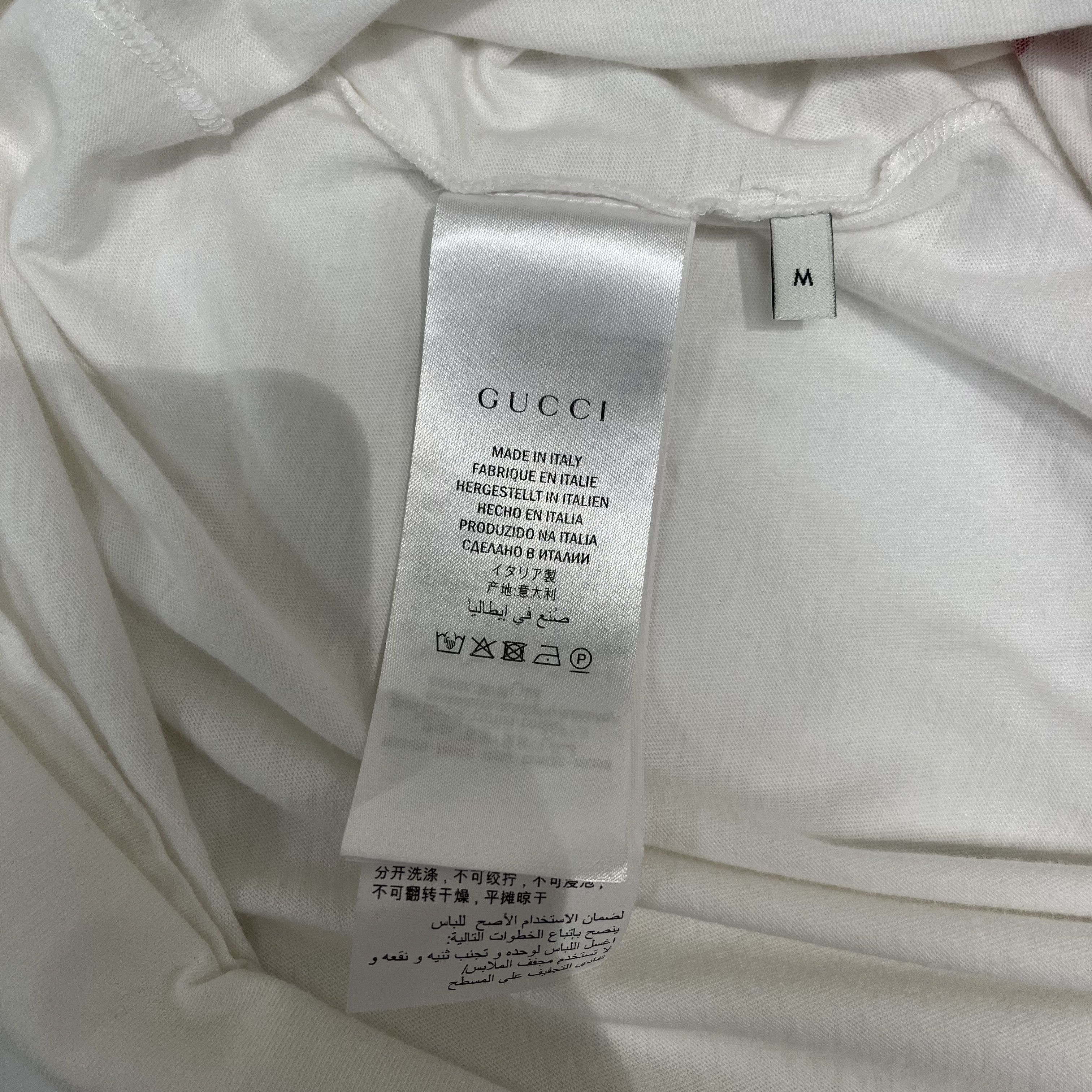 Gucci Gucci Guccify Snake Tee White Size US M / EU 48-50 / 2 - 5 Thumbnail