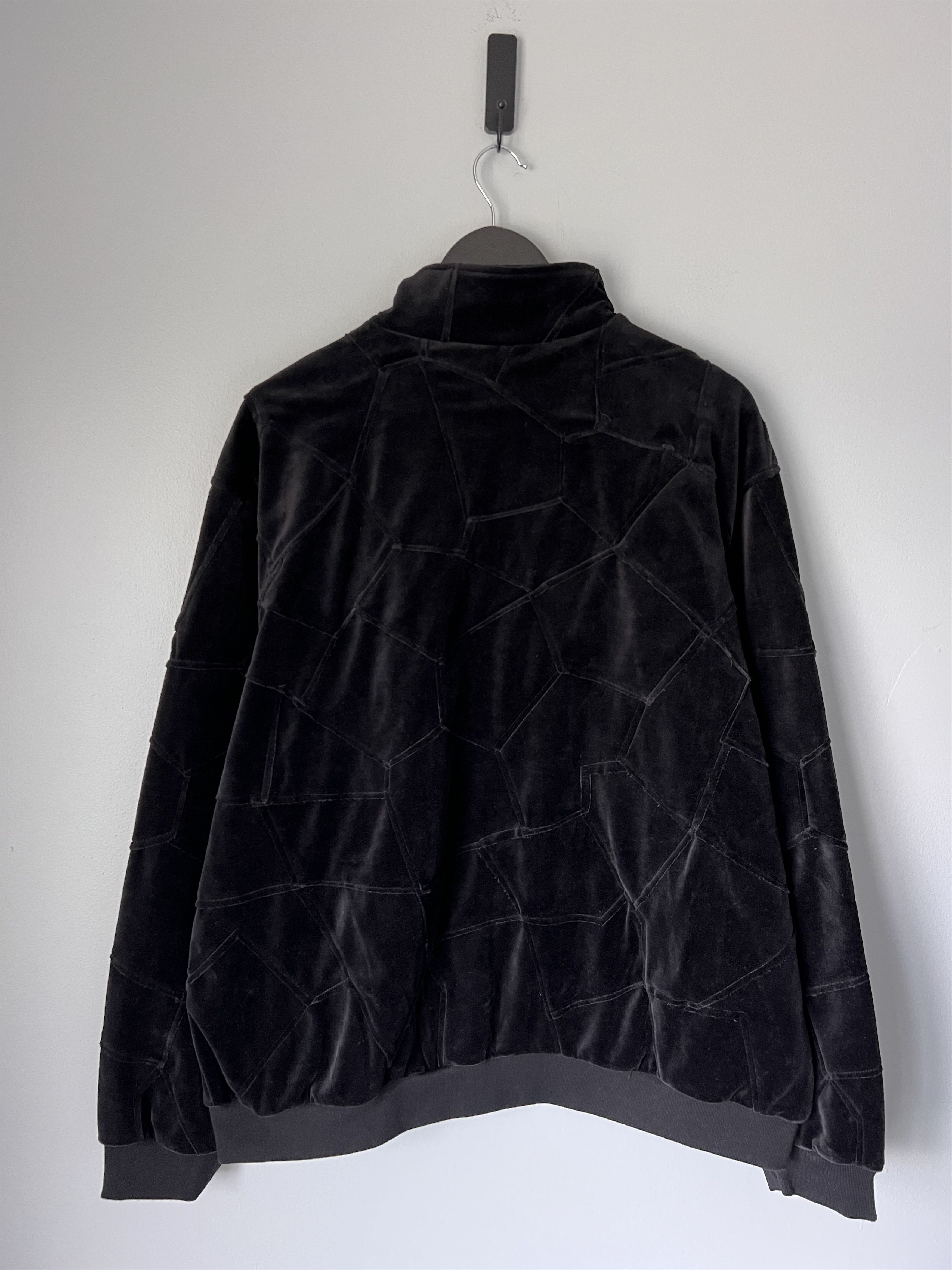 Supreme Supreme Patchwork Velour Track Jacket in Black Size US XL / EU 56 / 4 - 5 Thumbnail