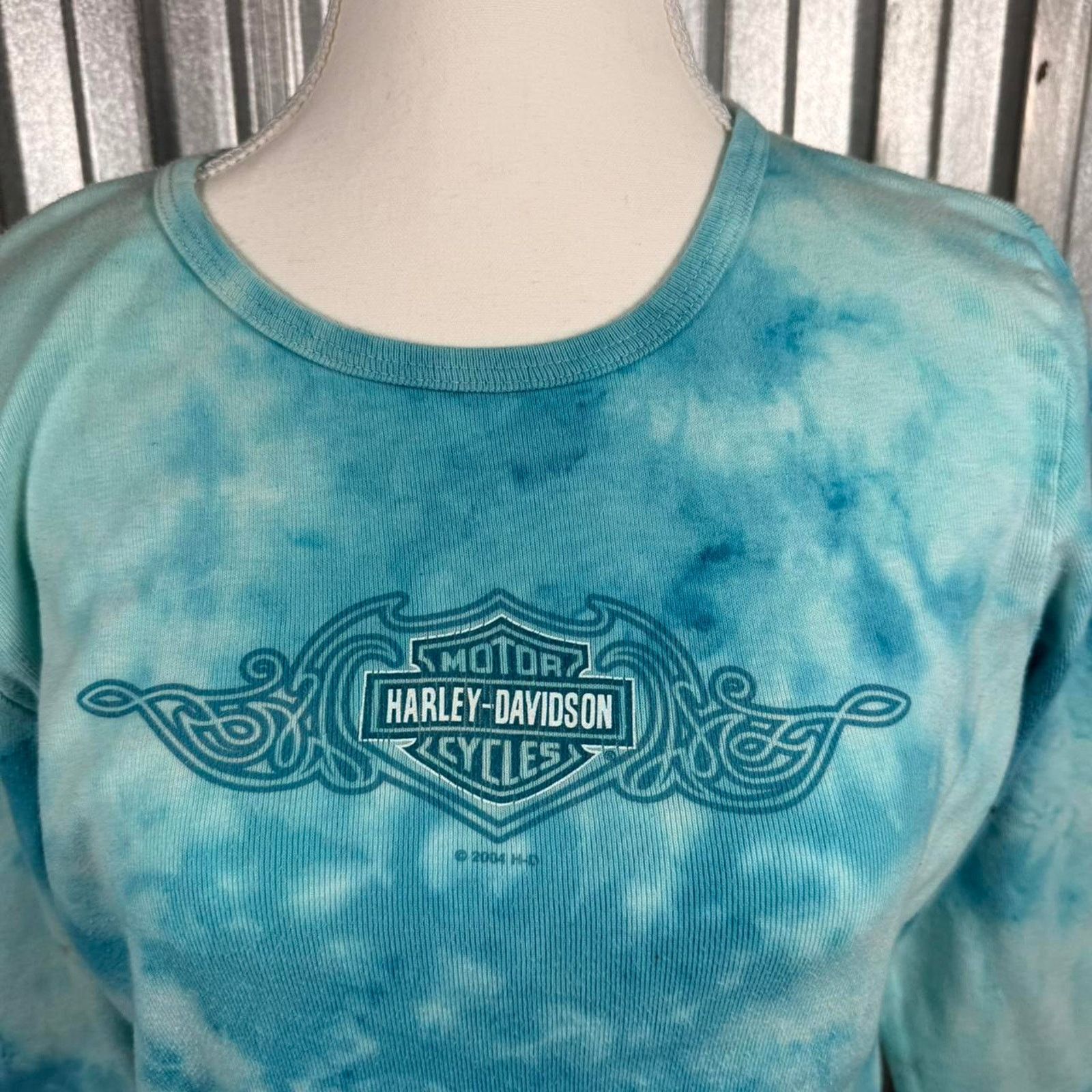 Harley Davidson Blue harley davidson tye dye Size S / US 4 / IT 40 - 2 Thumbnail