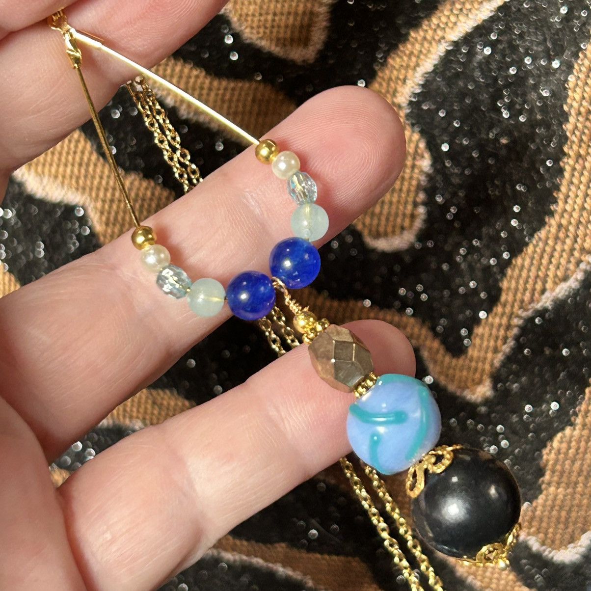 Handmade Handcrafted vintage bead changeable charm pendant necklace Size ONE SIZE - 5 Thumbnail