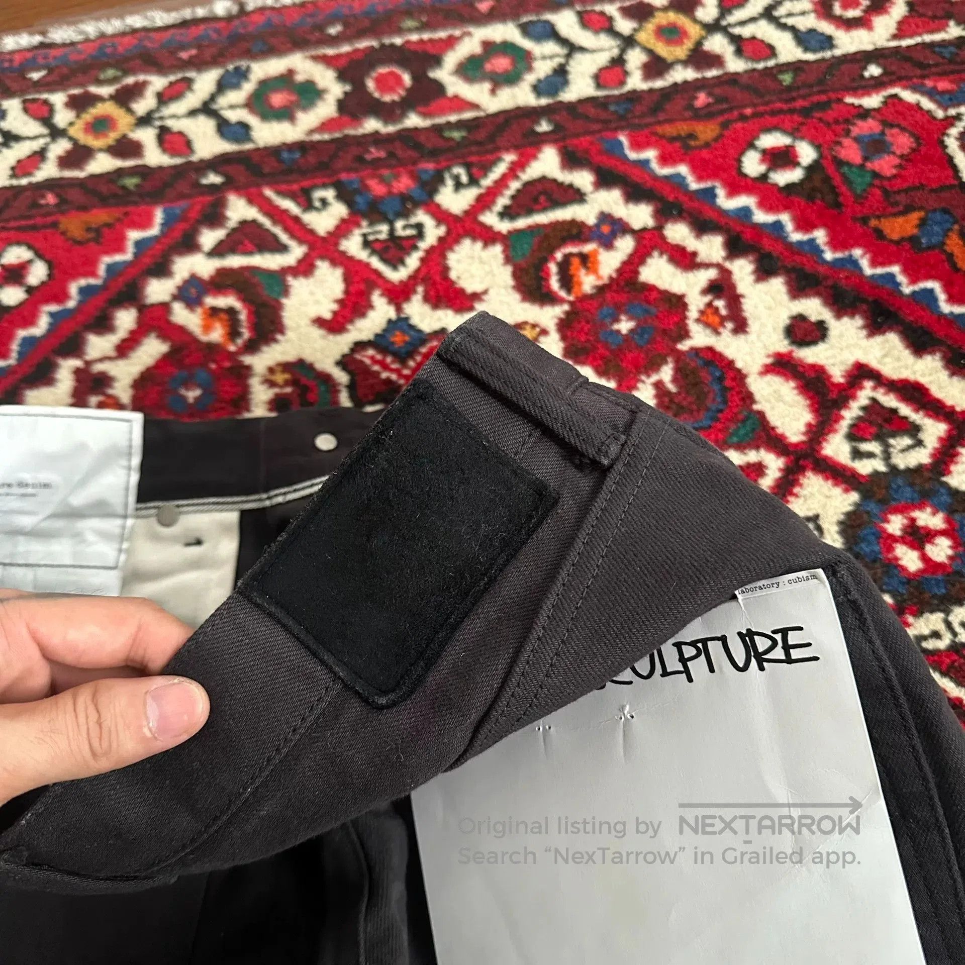 Visvim visvim black denim pants W32 L30. Size US 32 / EU 48 - 6 Thumbnail