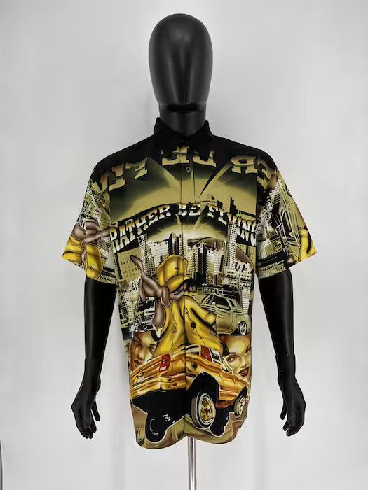 Vintage Hawaiian Shirt Japanese Style Shirt Travis Scott Style Size US XL / EU 56 / 4 - 2 Thumbnail