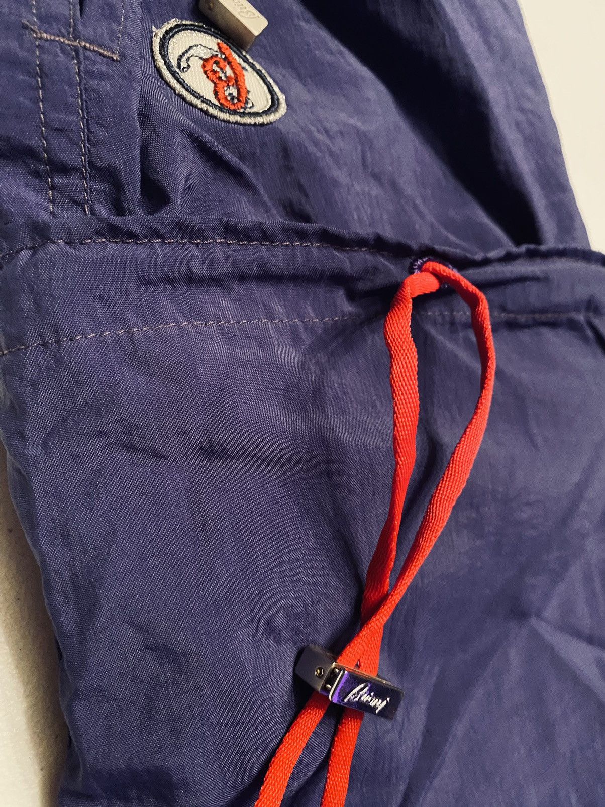 Brioni Brioni 🇮🇹 Sailing Blueberry Logo SeaMaster Resort Short NWT Size US 38 / EU 54 - 9 Thumbnail