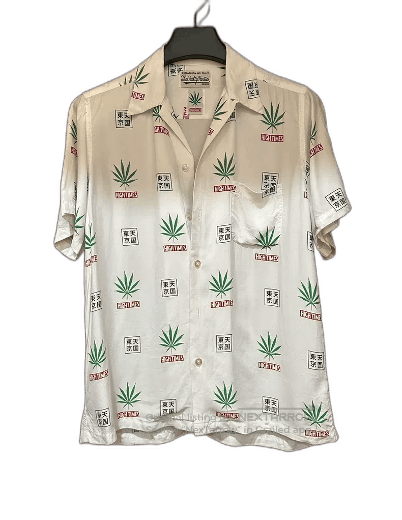 Wacko Maria Wacko Maria High Times Leaf Print Shirt Size US S / EU 44-46 / 1 - 1 Thumbnail