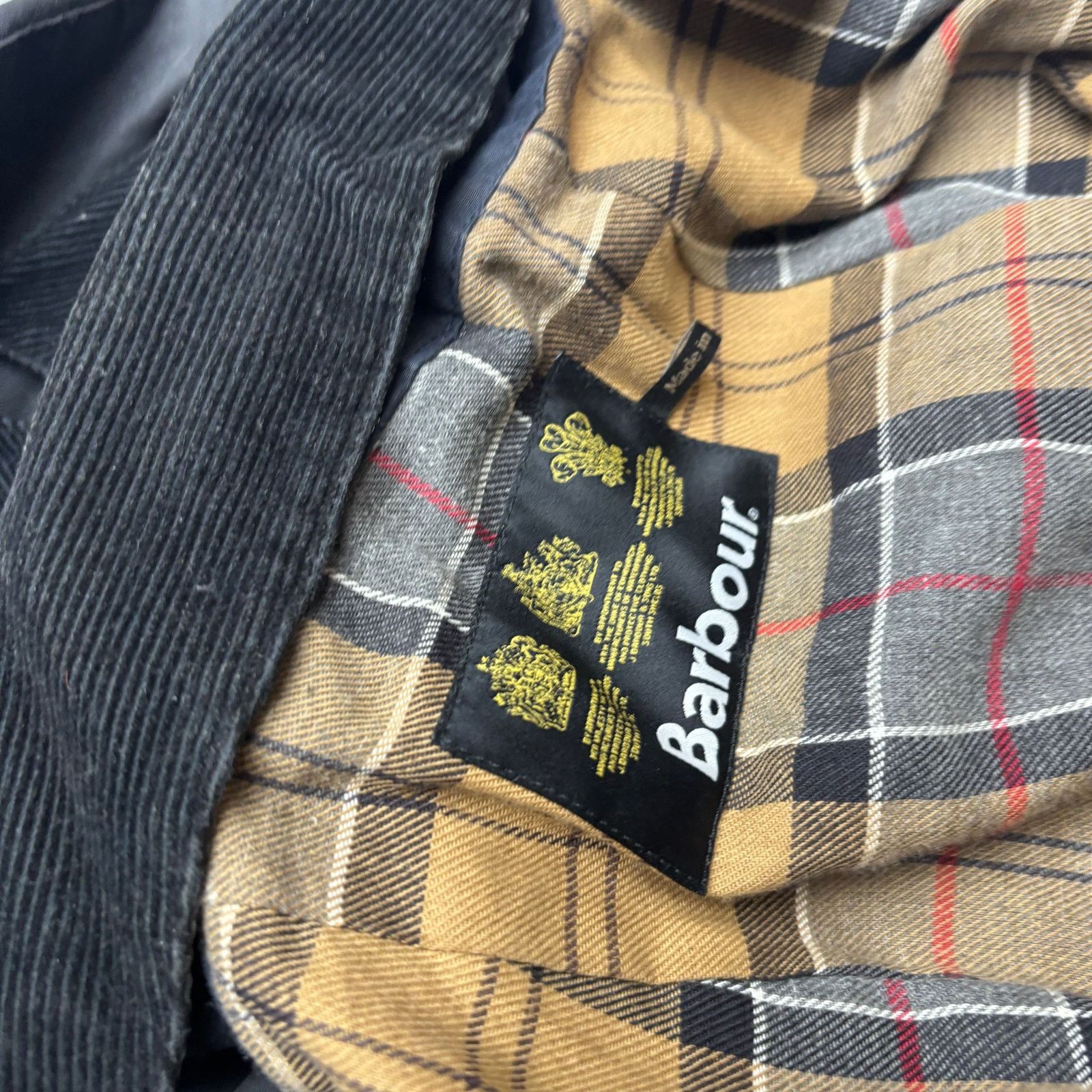 Barbour Barbour Ashby Waxed Cotton Tartan Lined Jacket Men's Medium Size US M / EU 48-50 / 2 - 13 Thumbnail