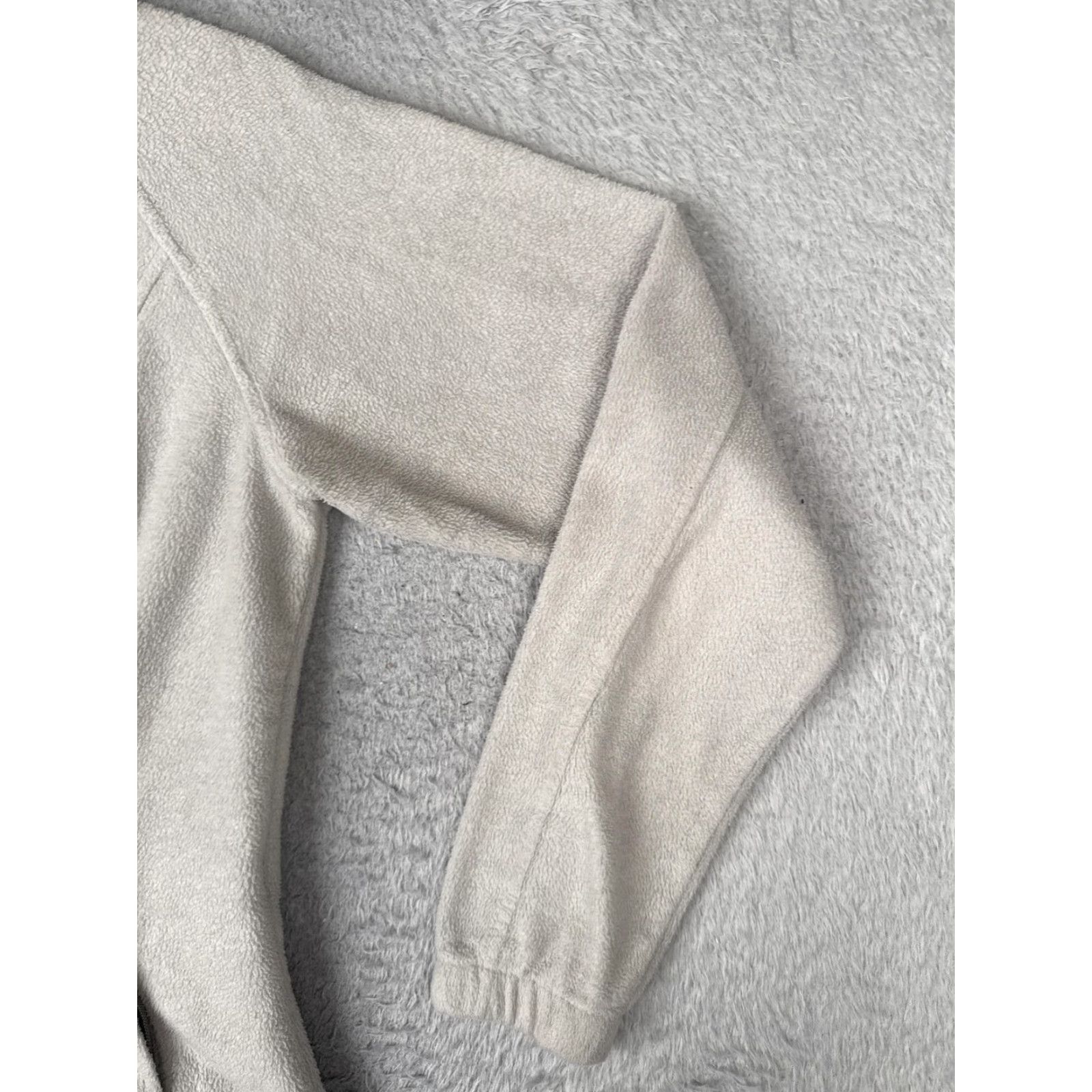 Vintage Columbia Jacket Womens Small Gray Fleece Full Zip Outdoor Hiking Stands Mock Neck Casual Travel Men's? Size S / US 4 / IT 40 - 5 Thumbnail