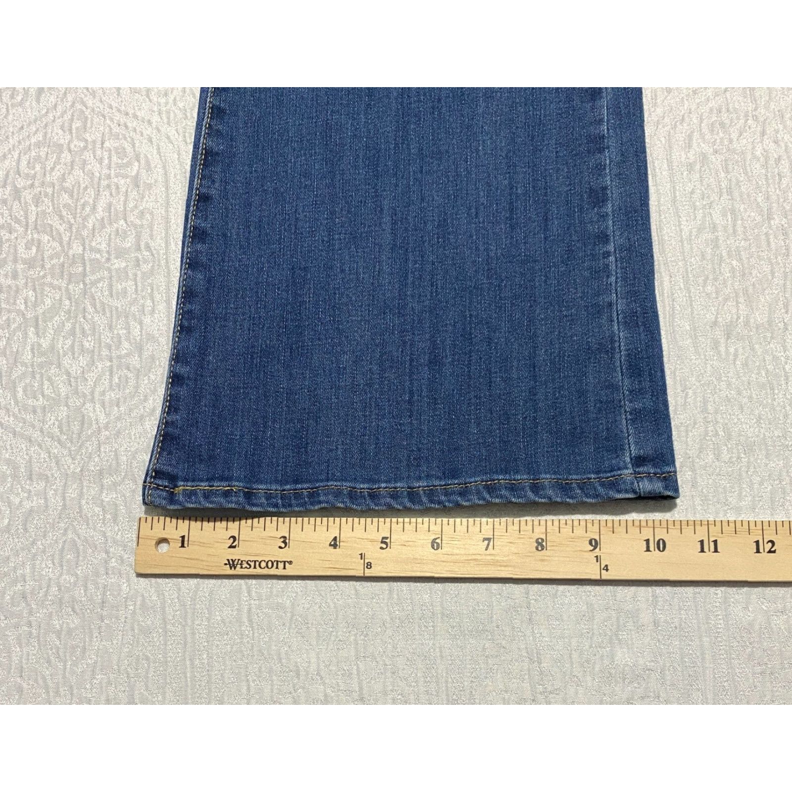 Vintage Levi Strauss Signature by Levi Strauss & Co. Jeans Bootcut 41×29 Womens 22S Plus Blue Denim 5-Pocket Shaping Stretch Size 27" / US 4 / IT 40 - 6 Thumbnail