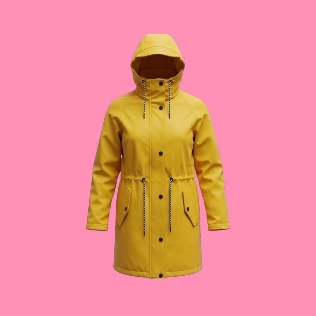 Tom Tailor Yellow Utility Parka Tom Tailor raincoat jacket M Size M / US 6-8 / IT 42-44 - 2 Thumbnail