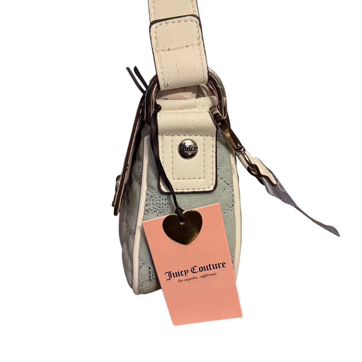 Juicy Couture Juicy Couture light wash denim Y2Cute Flap crossbodyhand bag Size ONE SIZE - 3 Thumbnail