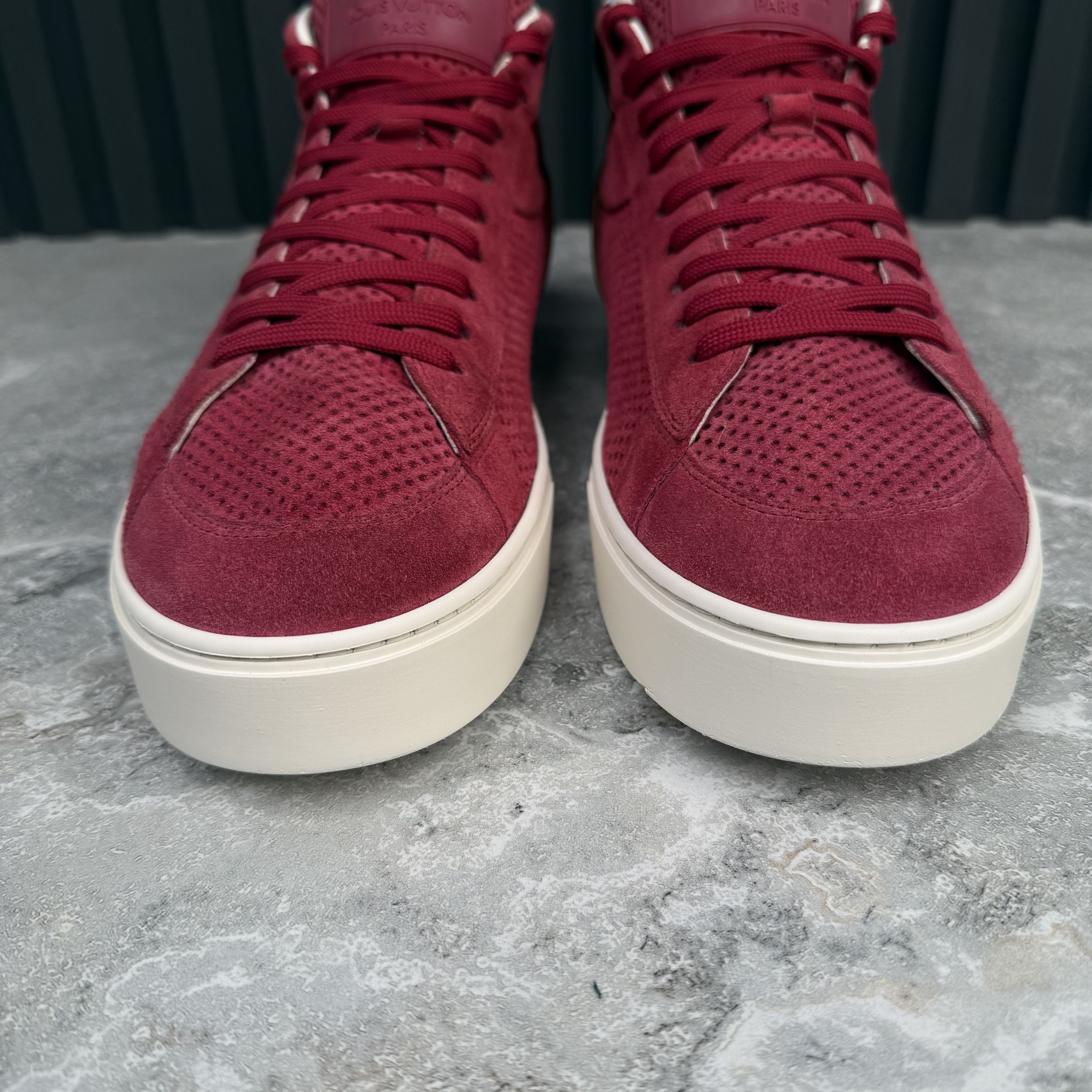 Louis Vuitton Player Trainer Sneakers Brown Damier Suede 7 LV Size US 8 / EU 41 - 9 Thumbnail