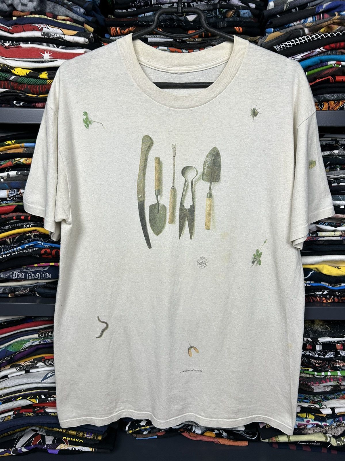 Vintage Vintage 90s rel.e.vant products art t shirt Size US XL / EU 56 / 4 - 1 Thumbnail