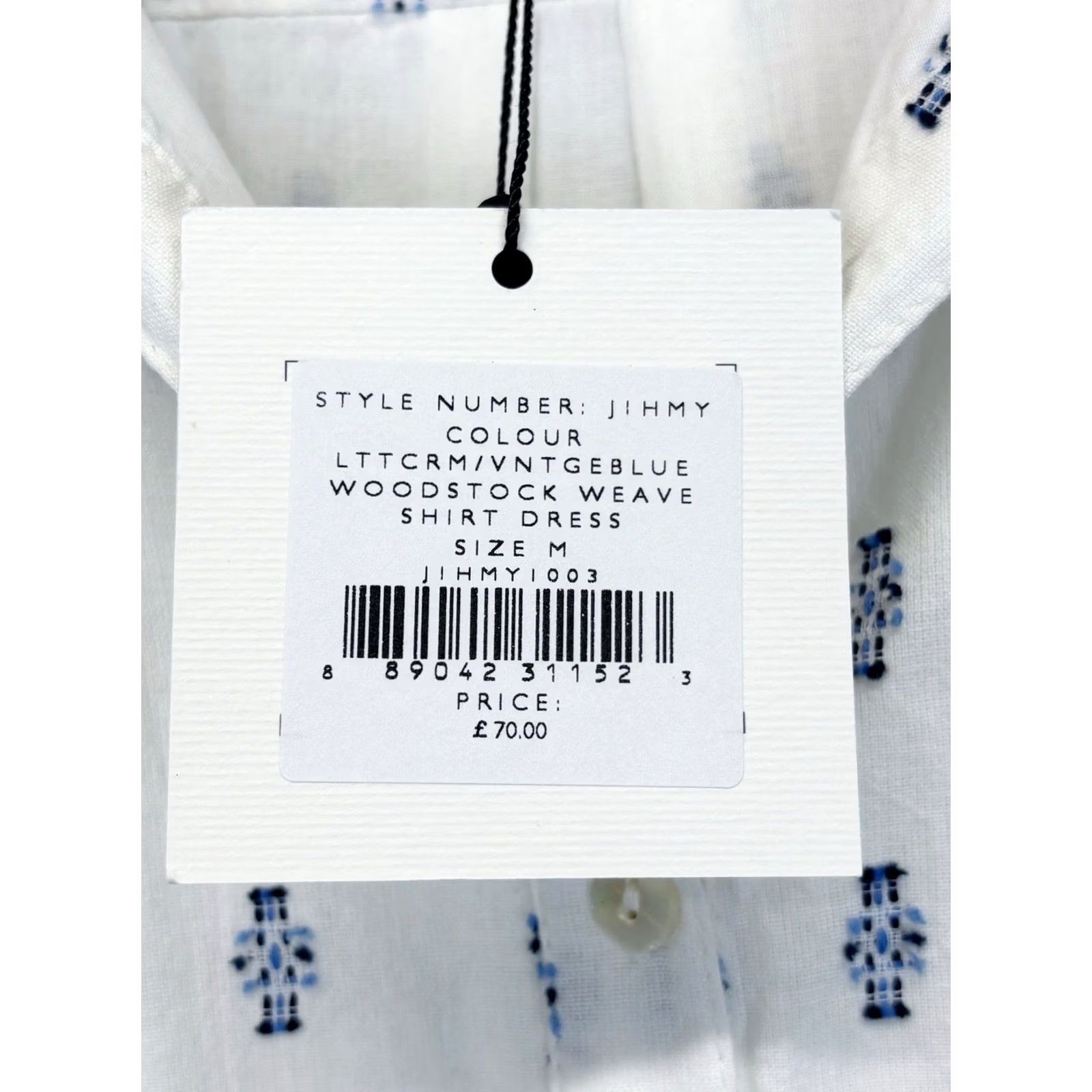 Vintage VINTAGE Great Plains Shirt Dress Midi Woodstock Weave Jihmy New With Tags BMWT Womens Size M / US 6-8 / IT 42-44 - 5 Thumbnail