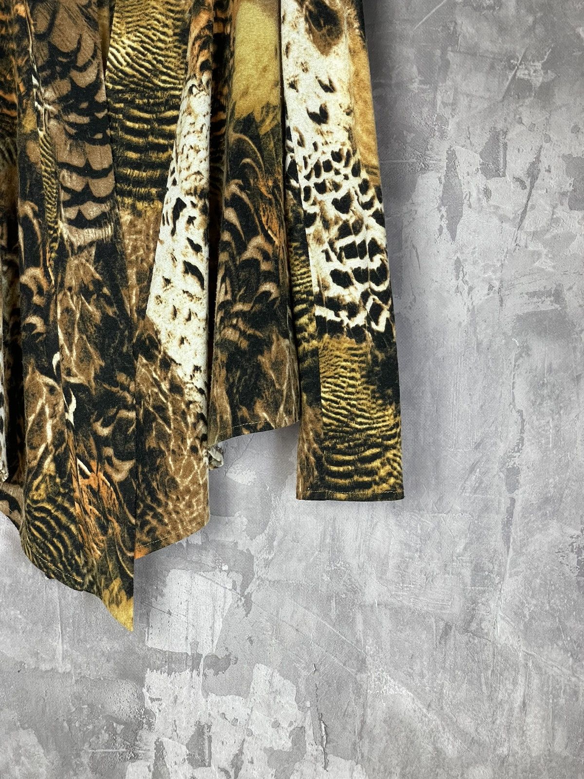 Vintage Avant Garde Y2K Style Leopard Sweater Cardigan Size L / US 10 / IT 46 - 6 Thumbnail