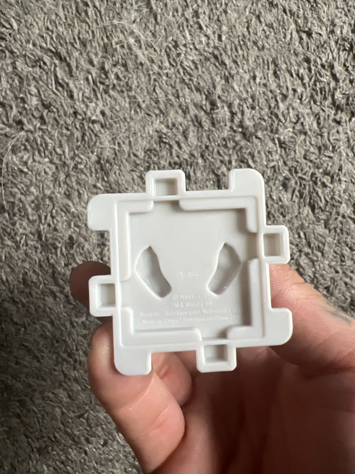 Warner Bros 2025 McDonald’s A Minecraft Movie Skeleton Figure Size ONE SIZE - 5 Thumbnail