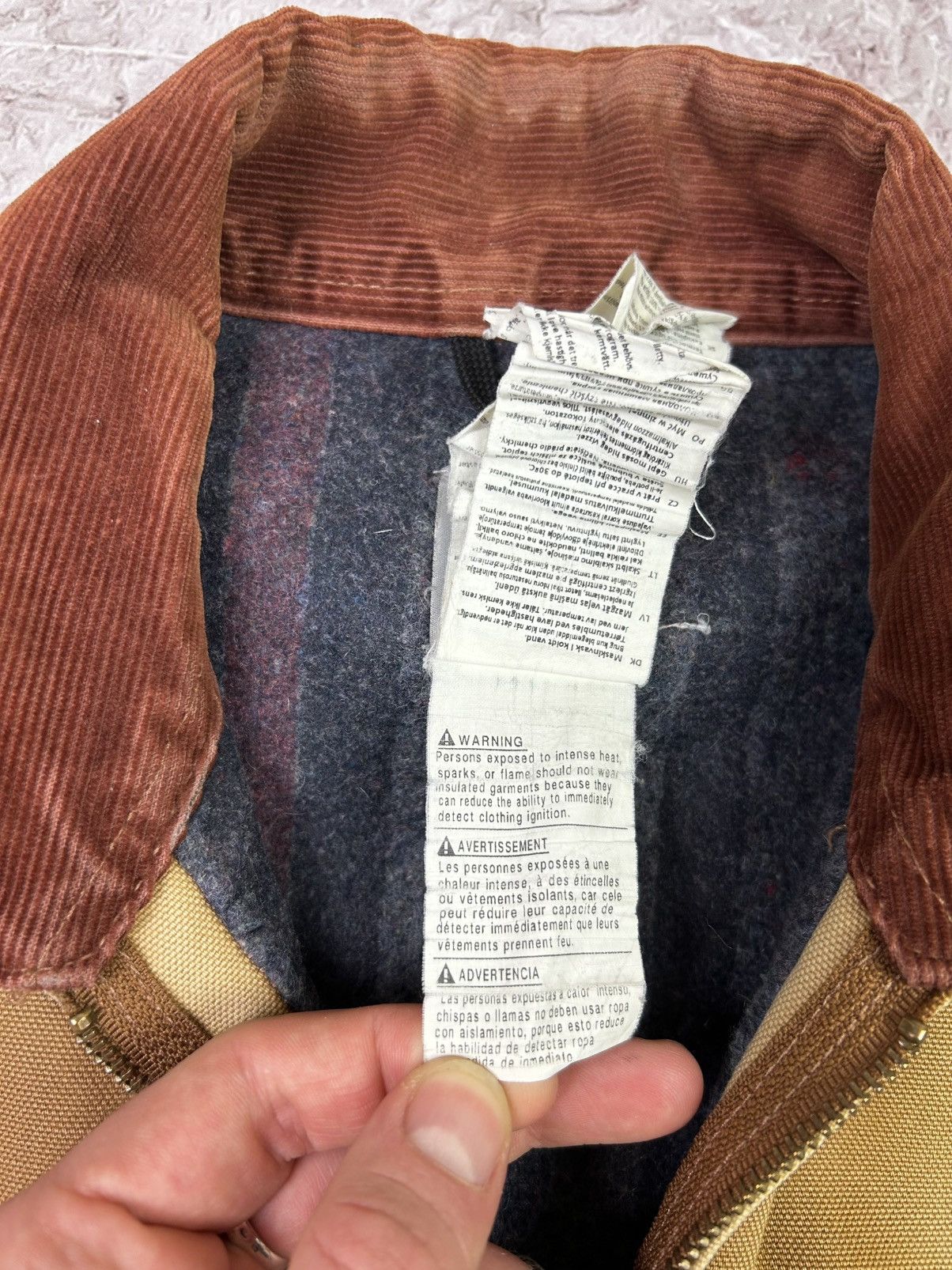 Carhartt Carhartt Active Jacket Faded Distressed Work Bomber 90s Size US M / EU 48-50 / 2 - 15 Thumbnail