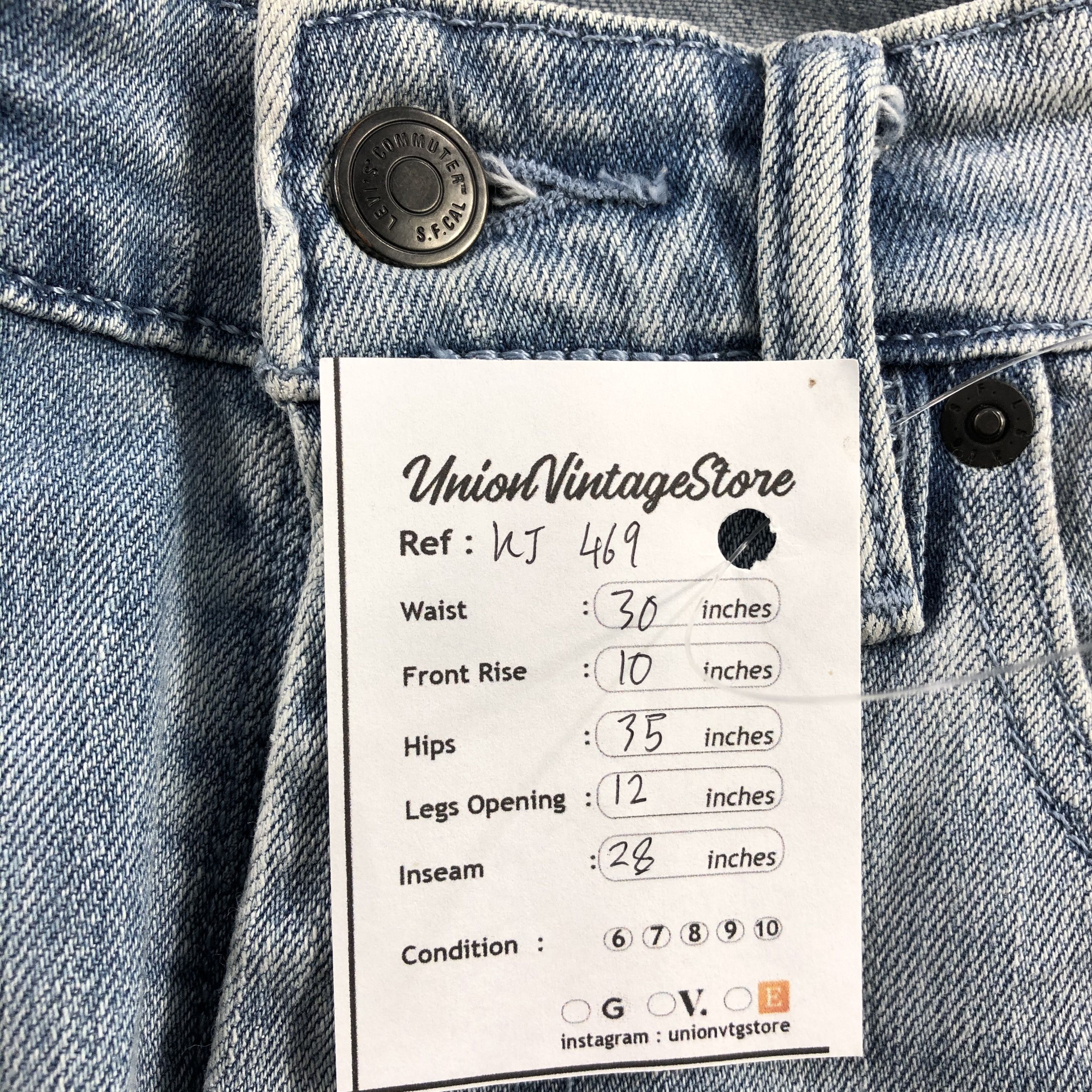 Levi's Vintage Levis 252 Jeans Light Washed Denim KJ469 Size US 29 - 12 Thumbnail