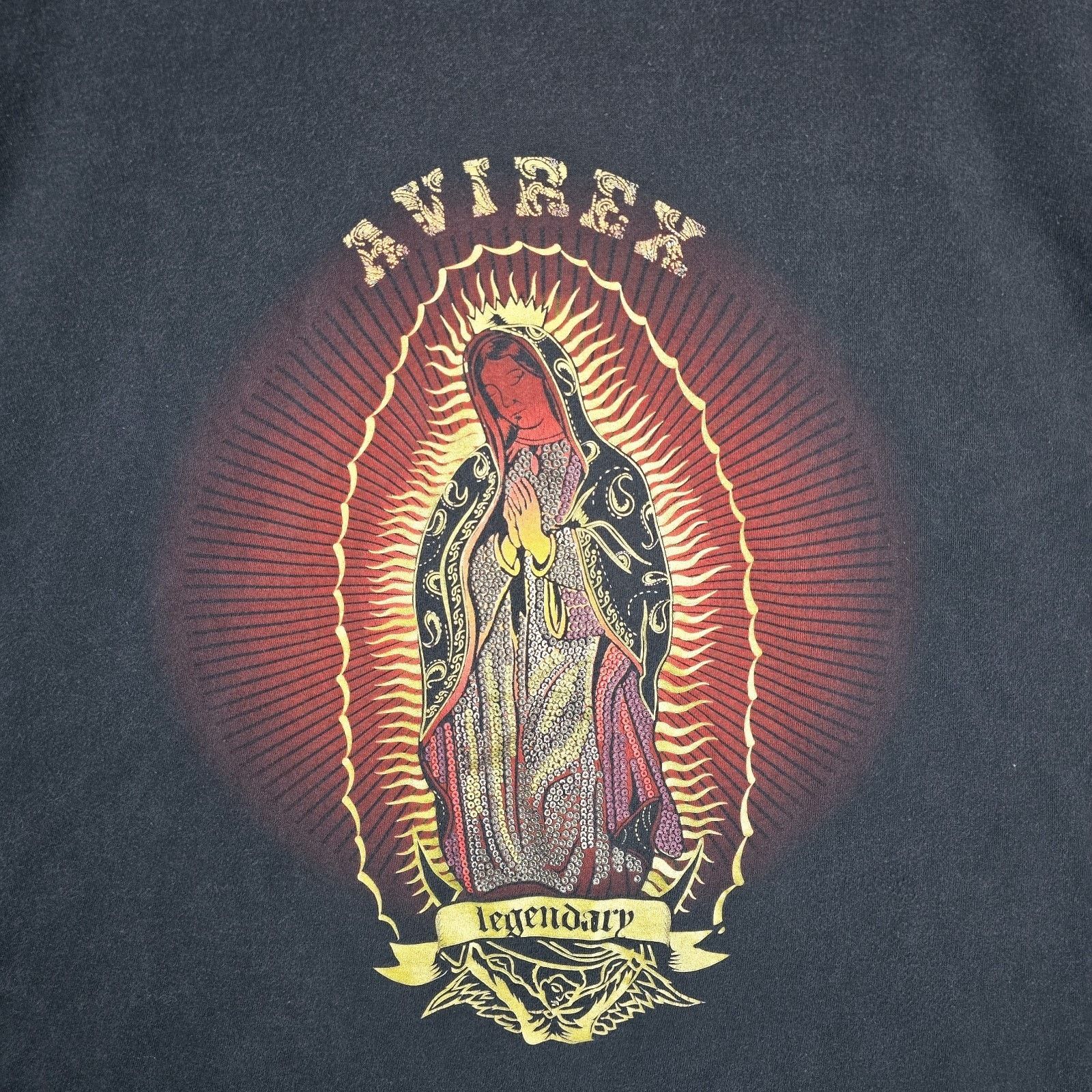 Avirex Vintage Avirex Shirt XL-XXL Virgin Mary Jesse Pinkman 24x28 Size US XL / EU 56 / 4 - 3 Thumbnail