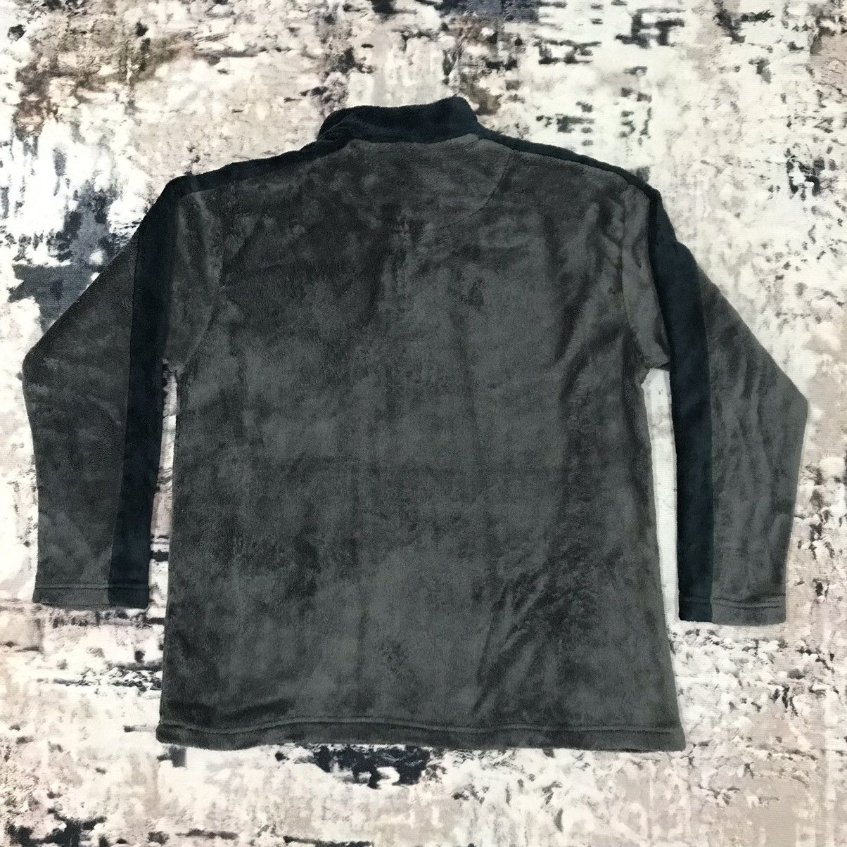 Japanese Brand × Kansai Yamamoto × Vintage Vintage Kansai Yamamoto Homme Velvet Sweater Half Button Up Size US M / EU 48-50 / 2 - 7 Thumbnail