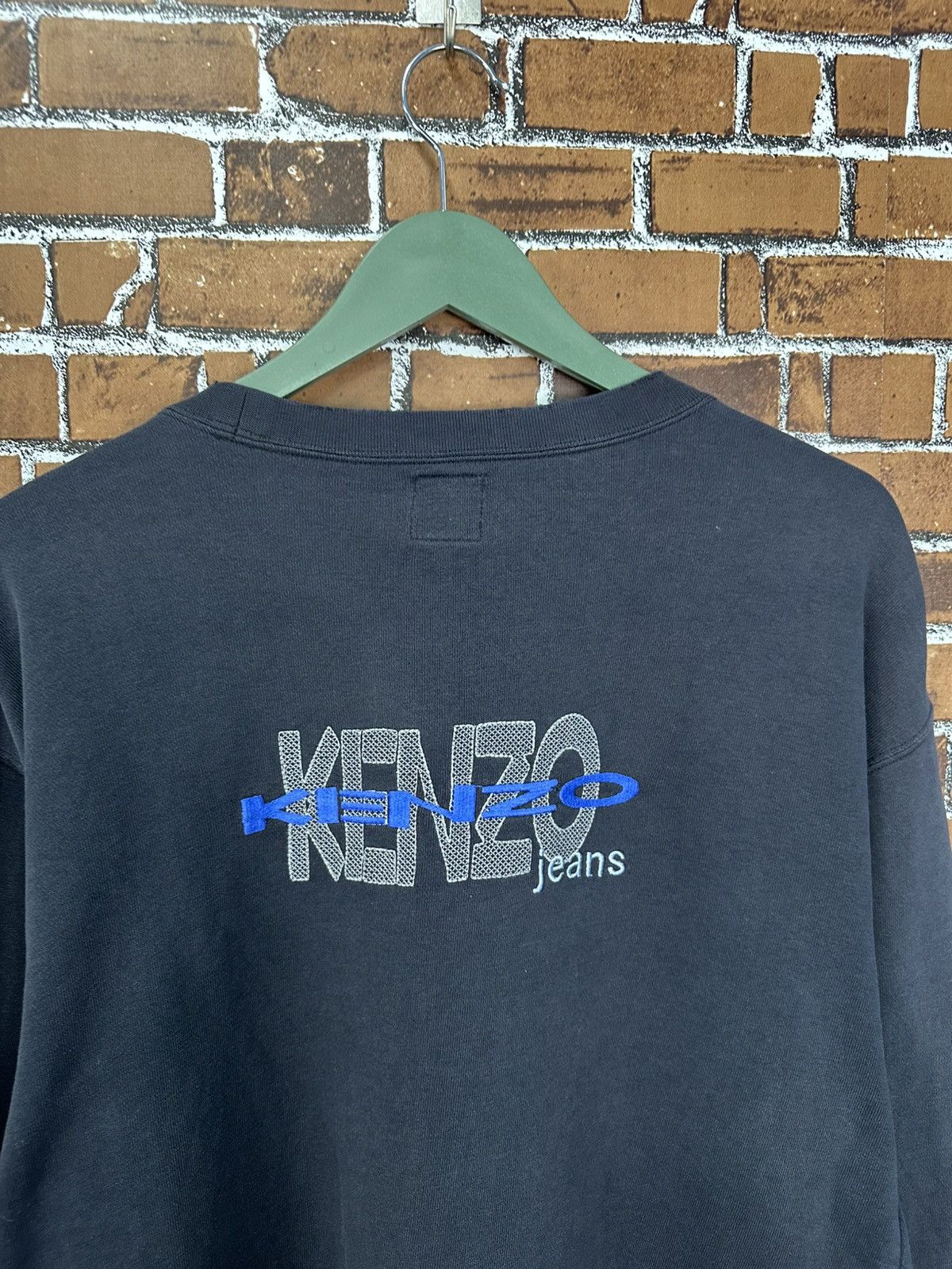 Kenzo Vintage Kenzo Jeans Sunfaded Sweatshirt Z451 Size US L / EU 52-54 / 3 - 4 Thumbnail