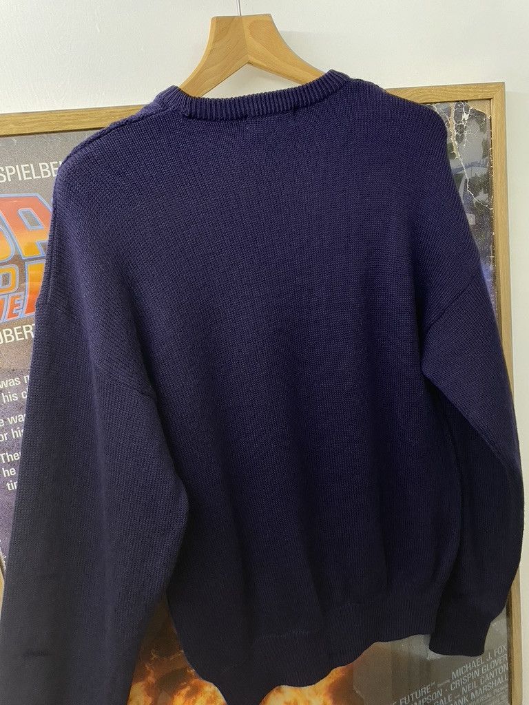 Burberry 90s Burberry Regd. Equestrain Crest Cable Knit Jumper Size US M / EU 48-50 / 2 - 4 Thumbnail