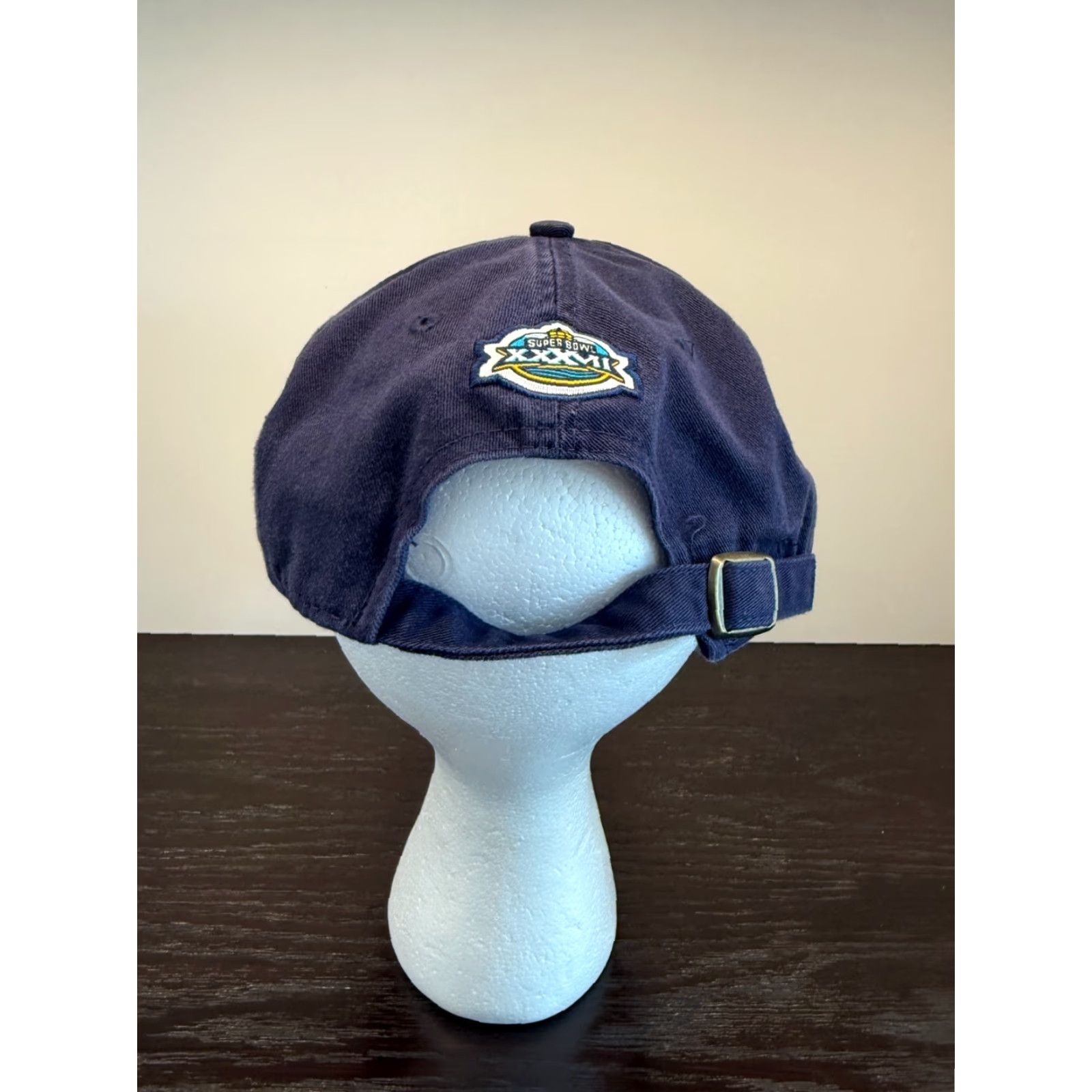 Reebok VINTAGE Reebok Hat Cap Mens One Size Blue Superbowl Tailgate Party XXXVI 2002 Size ONE SIZE - 4 Thumbnail