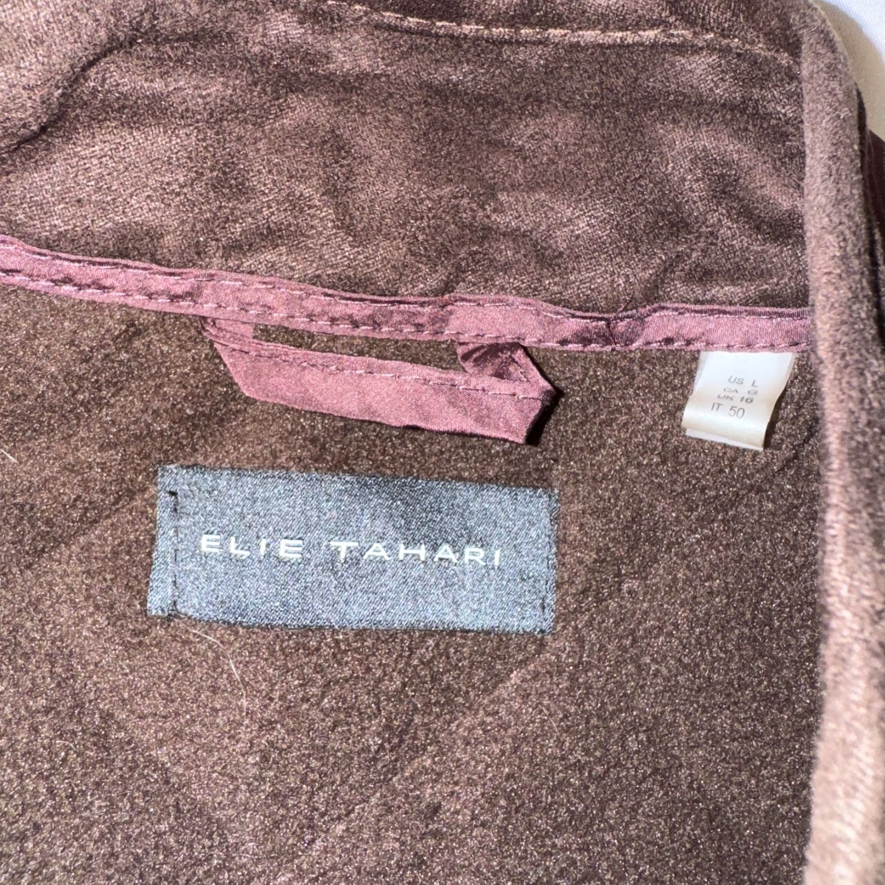 Elie Tahari Elie Tahari Quilted Black Zip Vest Fleece Lining Mock Collar Pockets Sz L Size L / US 10 / IT 46 - 4 Thumbnail