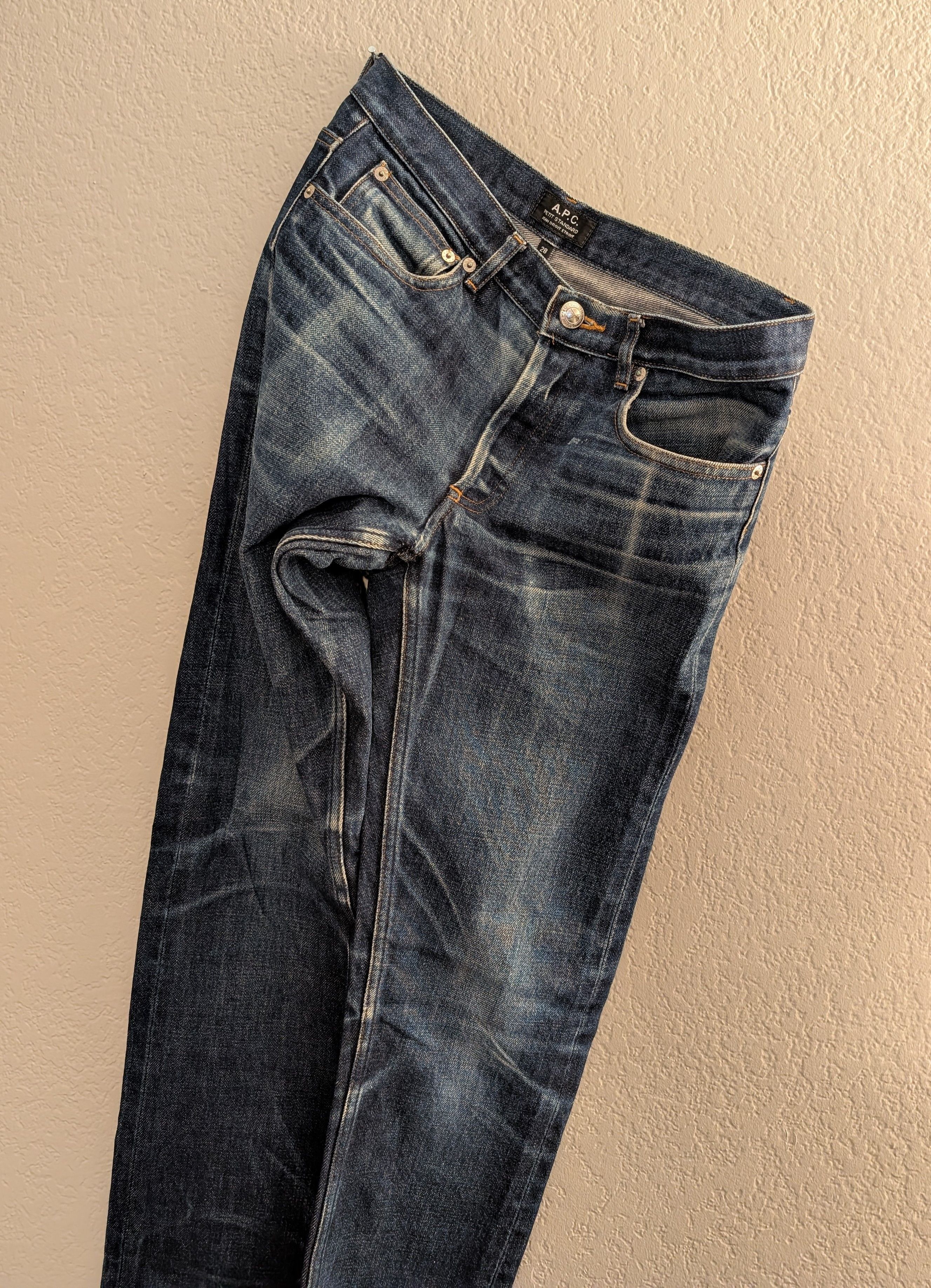 A.P.C. APC Petite New Standard Raw Denim Butler Jeans Size 28 Size US 28 / EU 44 - 2 Thumbnail