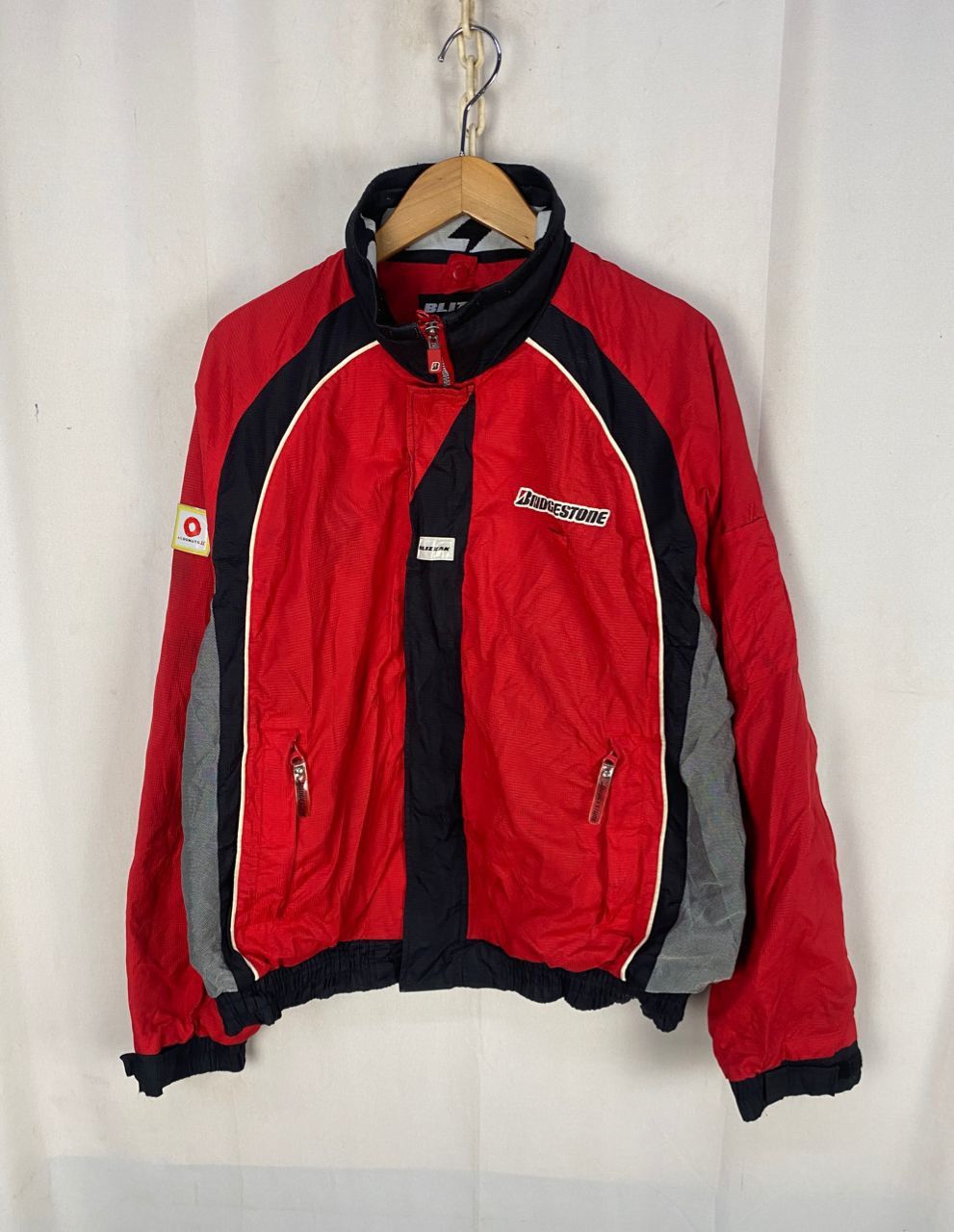Sports Specialties Blizzak Bridgestone spellout double zipper jacket Size US L / EU 52-54 / 3 - 13 Thumbnail