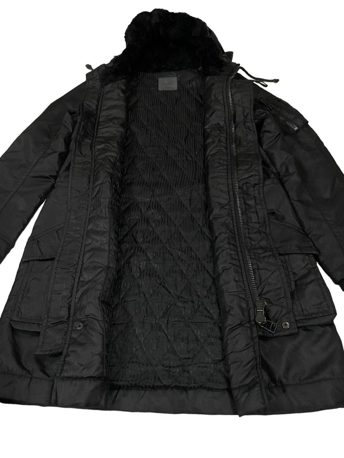 Japanese Brand × MOUSSY Y2k🔥 Vintage Moussy Multi Pocket Black Hooded Parka Size US S / EU 44-46 / 1 - 11 Thumbnail