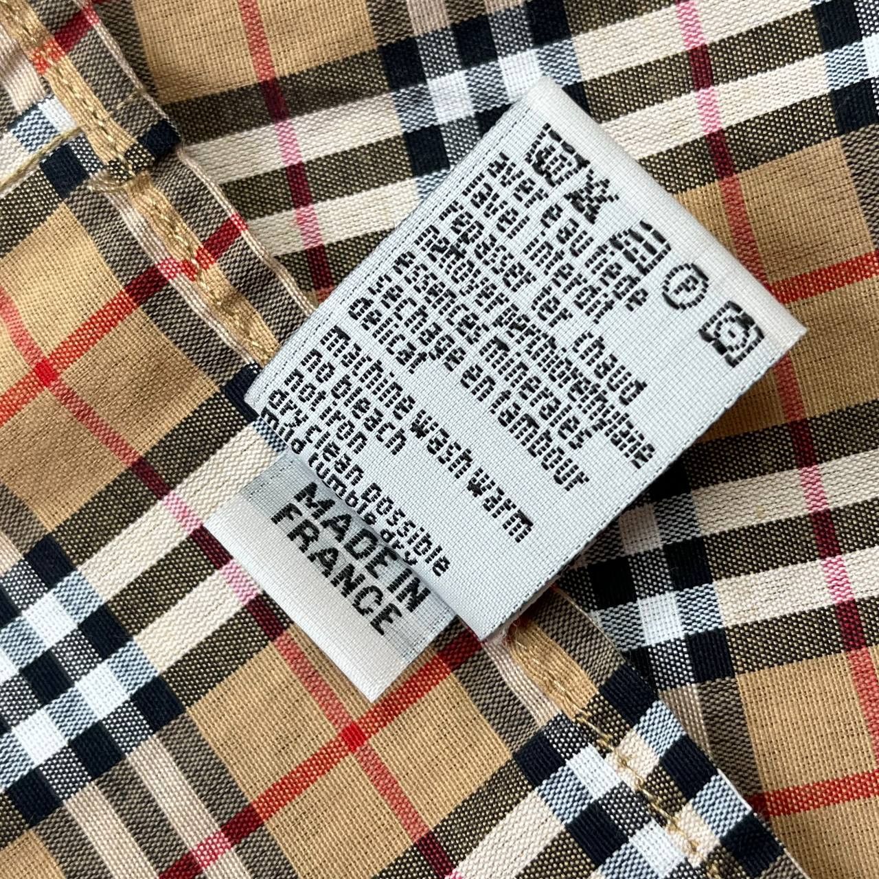 Burberry Burberry vintage shirt made in France brand’s iconic pattern Size US L / EU 52-54 / 3 - 9 Thumbnail