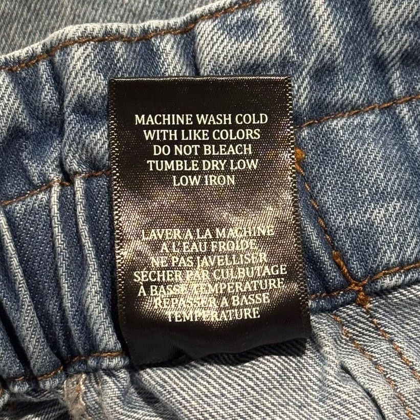 BLANKNYC BLANKNYC Denim Cargo Shorts Paperbag Waist High Rise Blue S Size 25" / US 0 / IT 36 - 4 Thumbnail