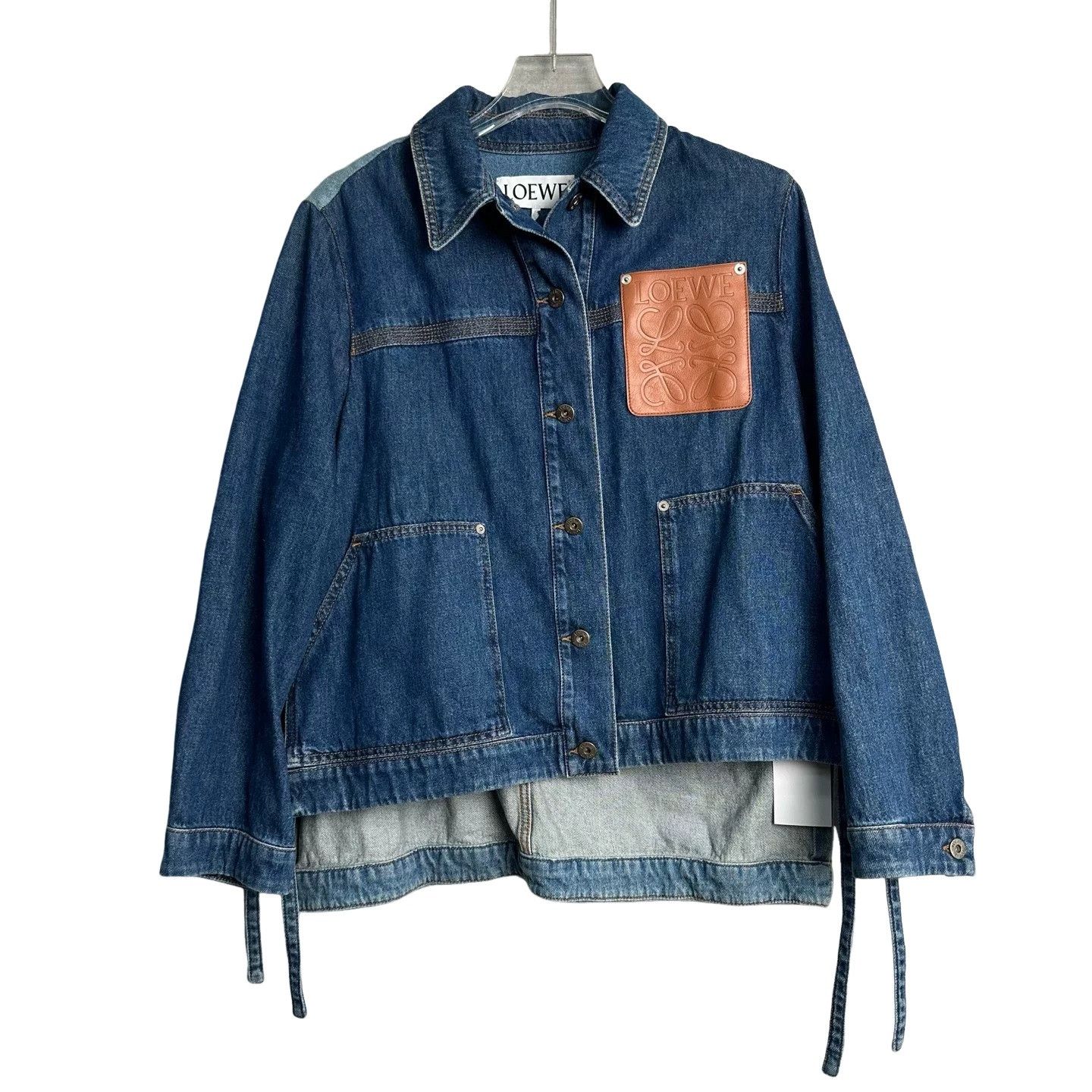 Loewe Loewe Leather Patch Denim Jacket FR 36 Size XS / US 0-2 / IT 36-38 - 1 Thumbnail