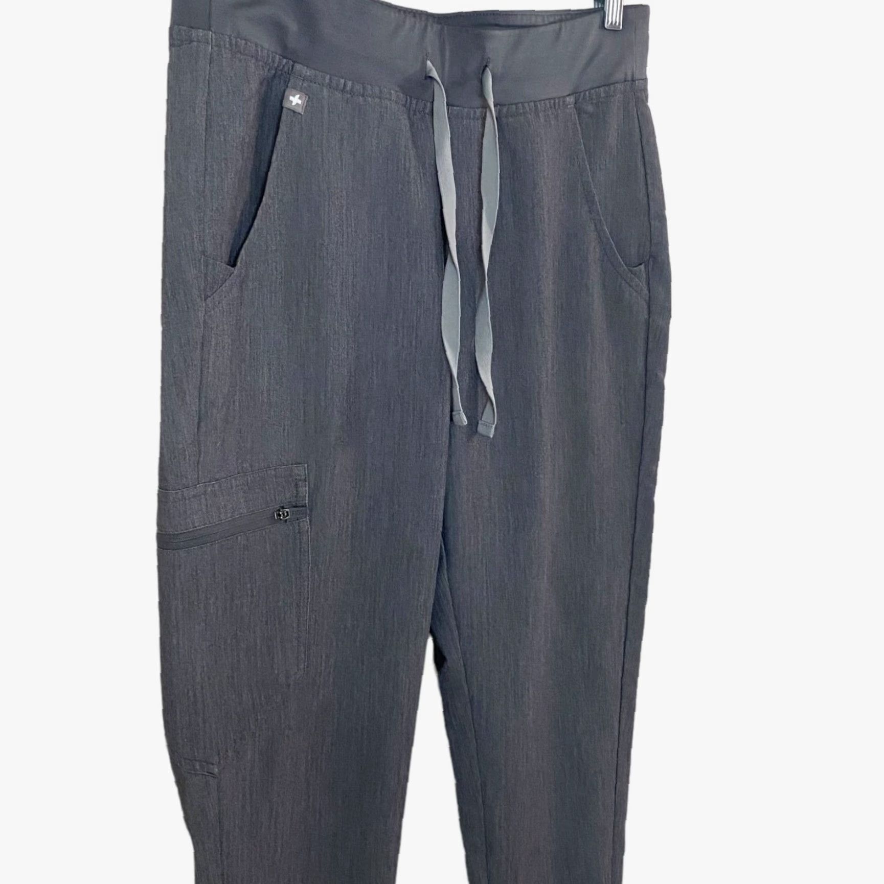 Vintage FIGS Zamora Technical Jogger Scrub Pants Nurse Womens Small Gray Stretch Size 28" / US 6 / IT 42 - 4 Thumbnail