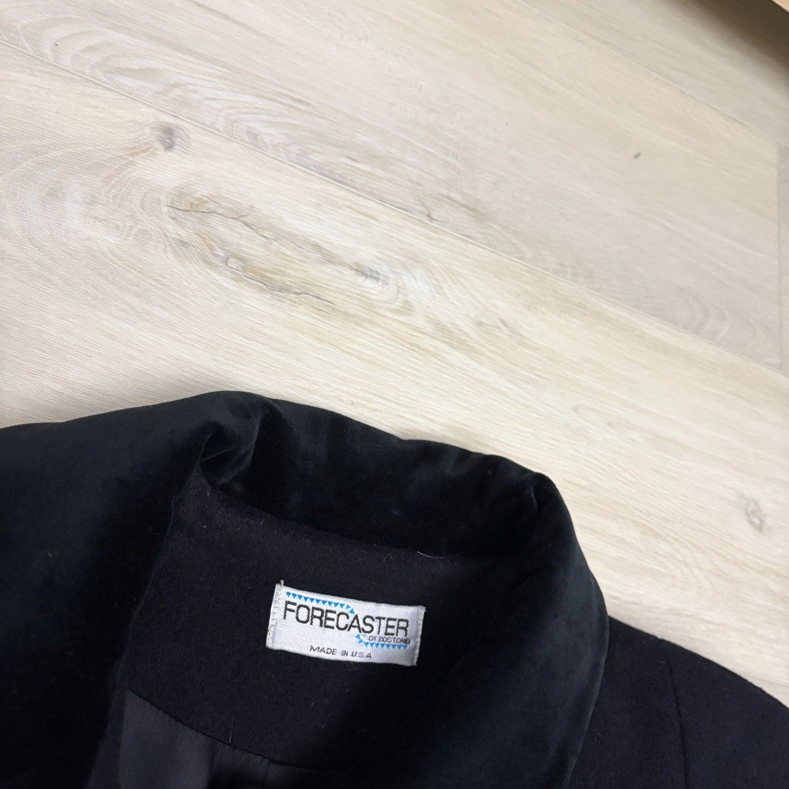 Other VINTAGE WOOL Forecaster Boston Winter Business Pea Coat 10 Size L / US 10 / IT 46 - 6 Thumbnail