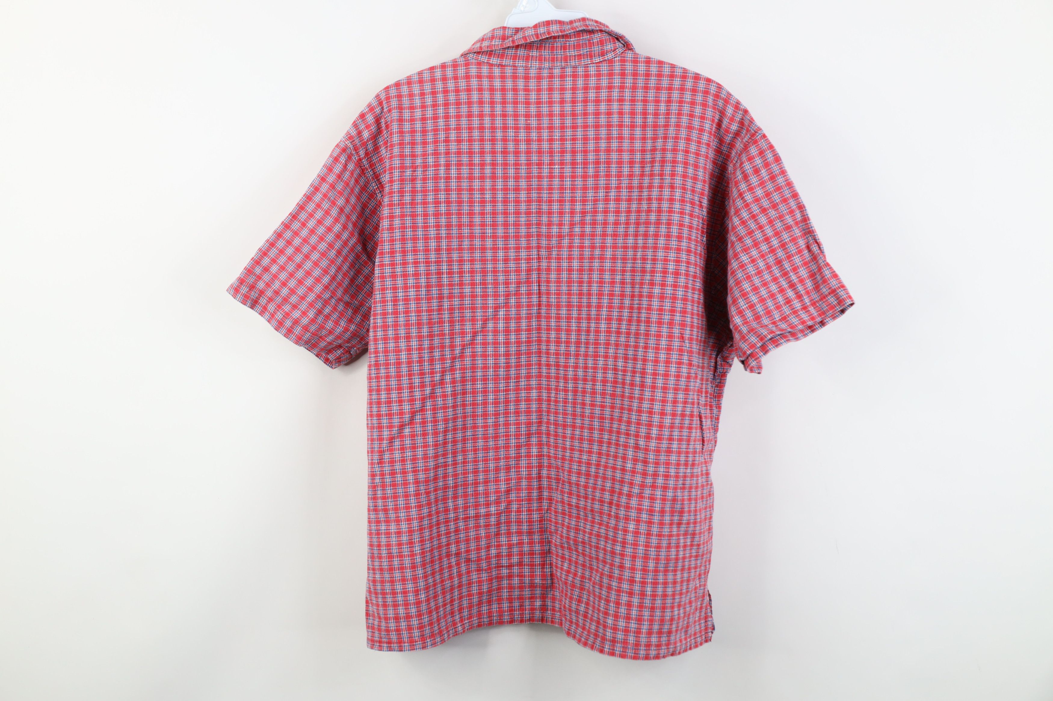 Vintage Vintage 90s Streetwear Short Sleeve Collared Button Shirt Size XXL / US 16-18 / IT 52-54 - 10 Thumbnail