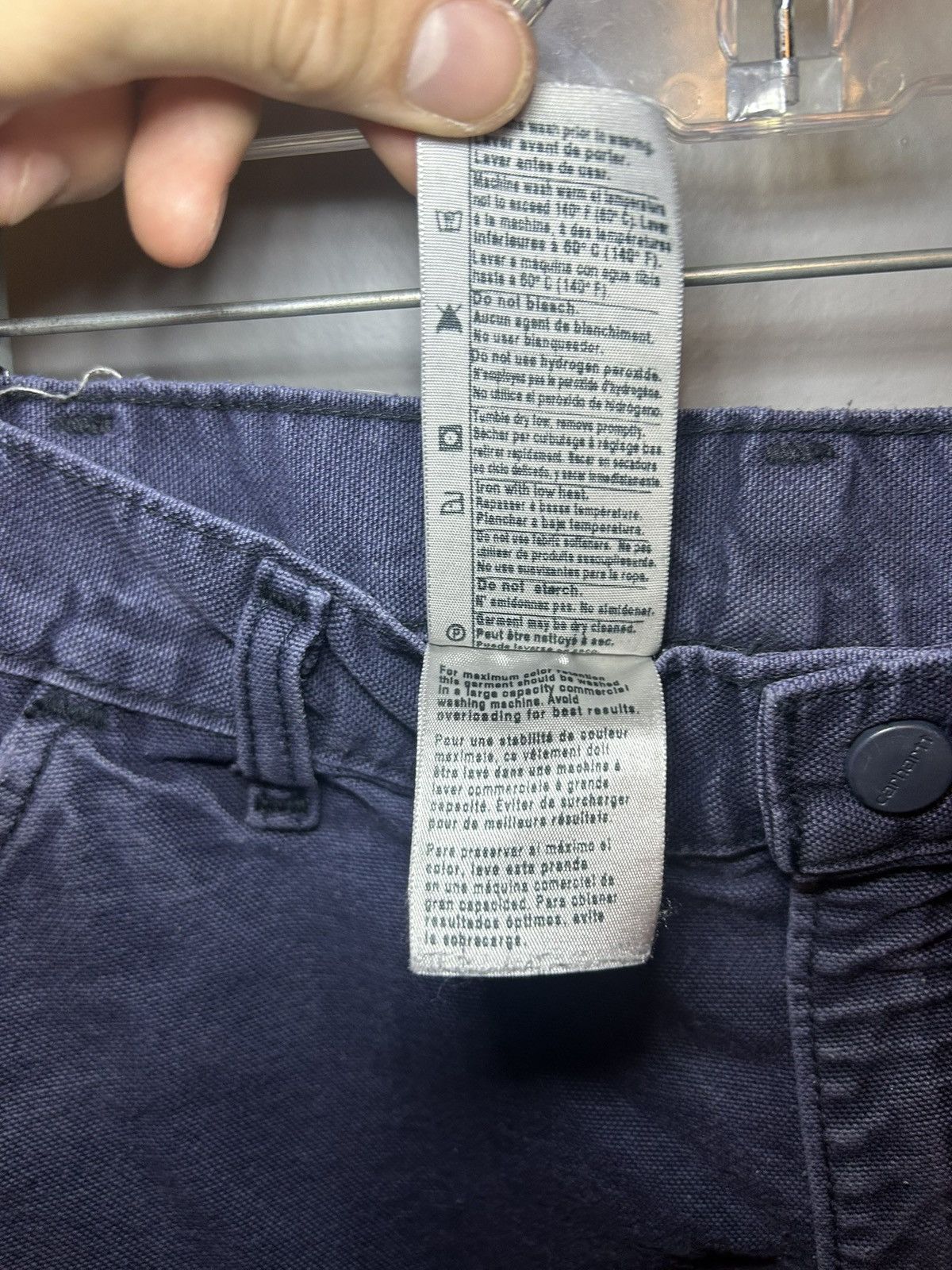 Carhartt × Vintage Vintage Carhartt Flame Resistant distressed baggy jeans Size US 34 / EU 50 - 12 Thumbnail