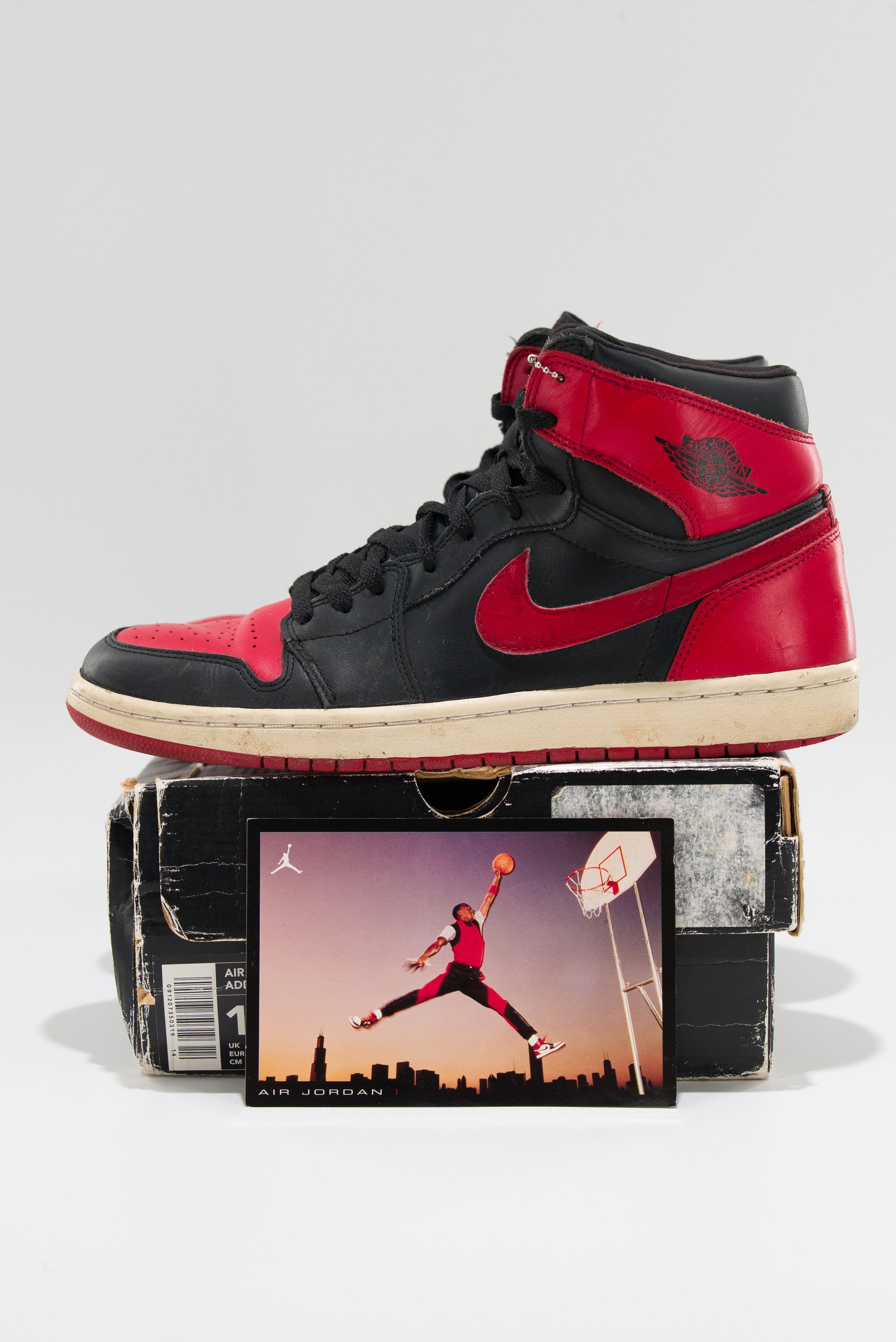 Jordan Brand Jordan 1 Retro Bred (2001) Size US 10.5 / EU 43-44 - 11 Thumbnail