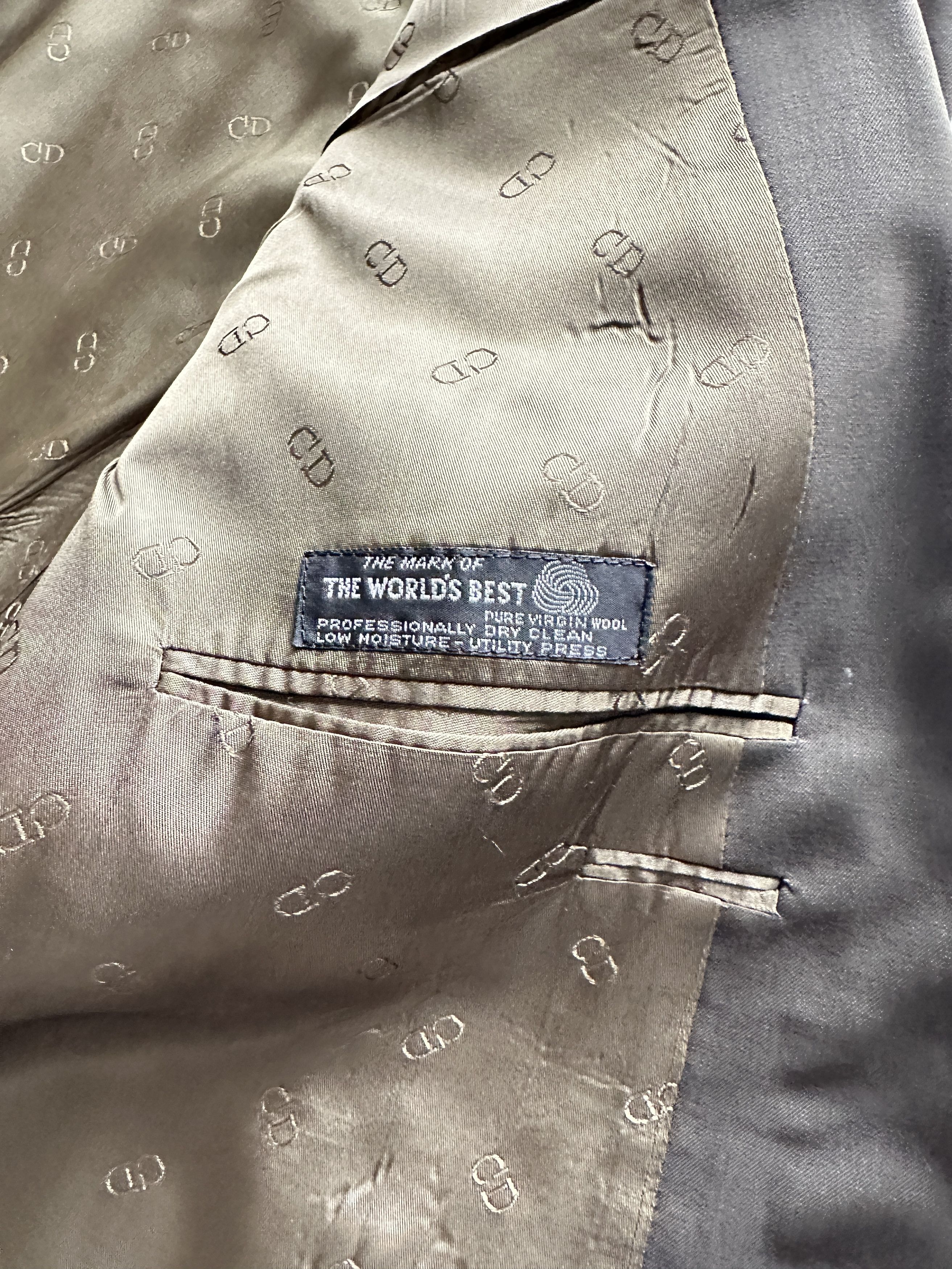Christian Dior Monsieur Christian Dior Vintage Double-Breasted Blazer — 44R / Size 44R - 4 Thumbnail