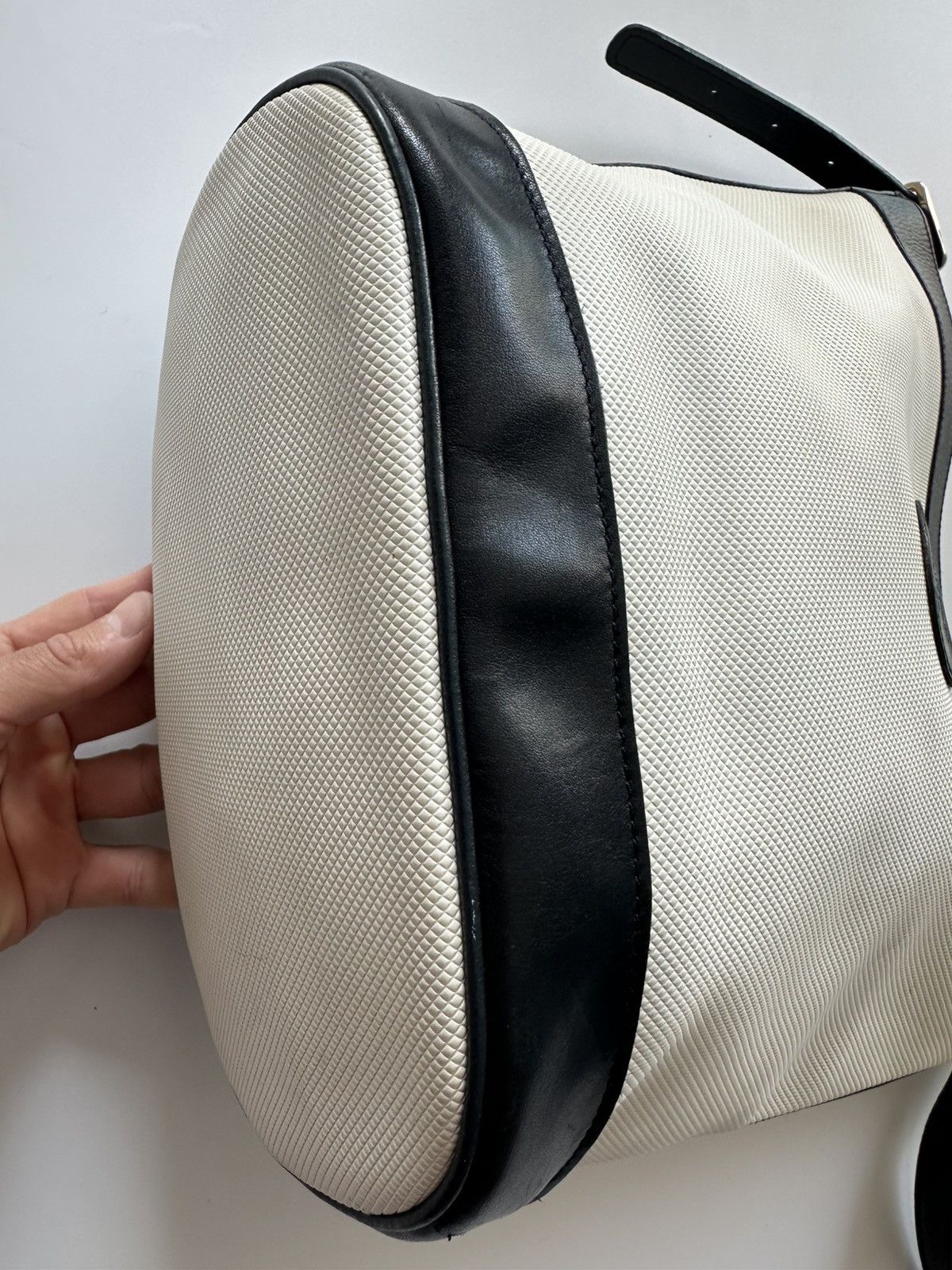 Longchamp 80’s Longchamp Paris Bucket Shoulder Bag Vintage Size ONE SIZE - 10 Thumbnail