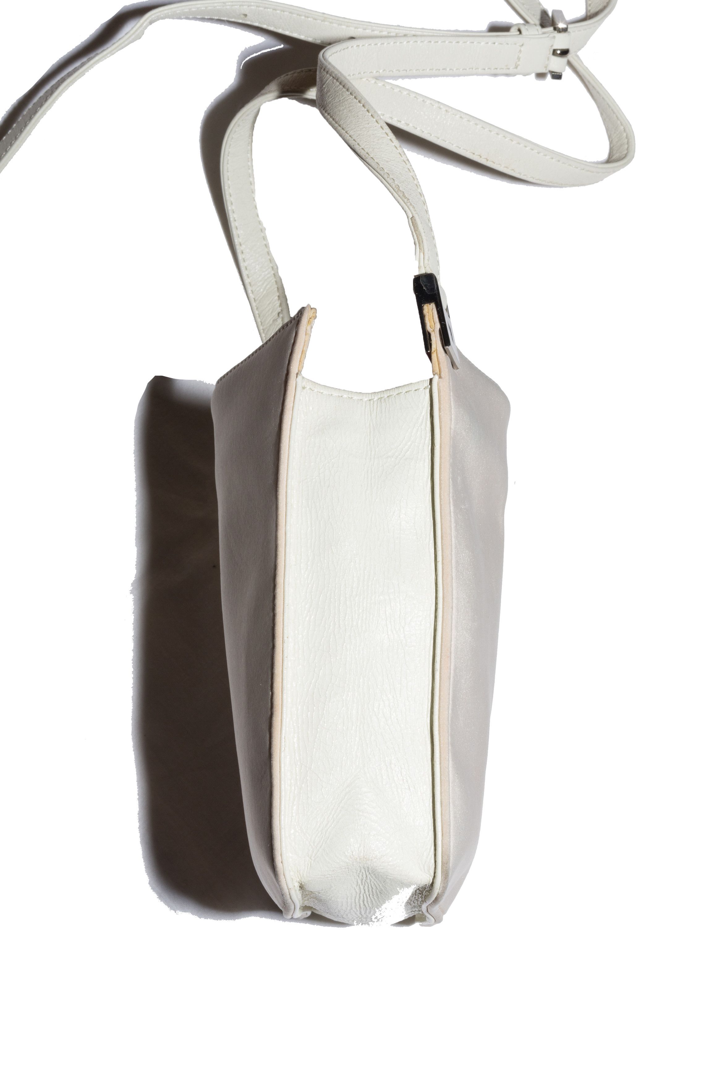 Issey Miyake LEATHER AND LAYERED POLYESTER TOP SHELL SHOULDER BAG Size ONE SIZE - 5 Thumbnail
