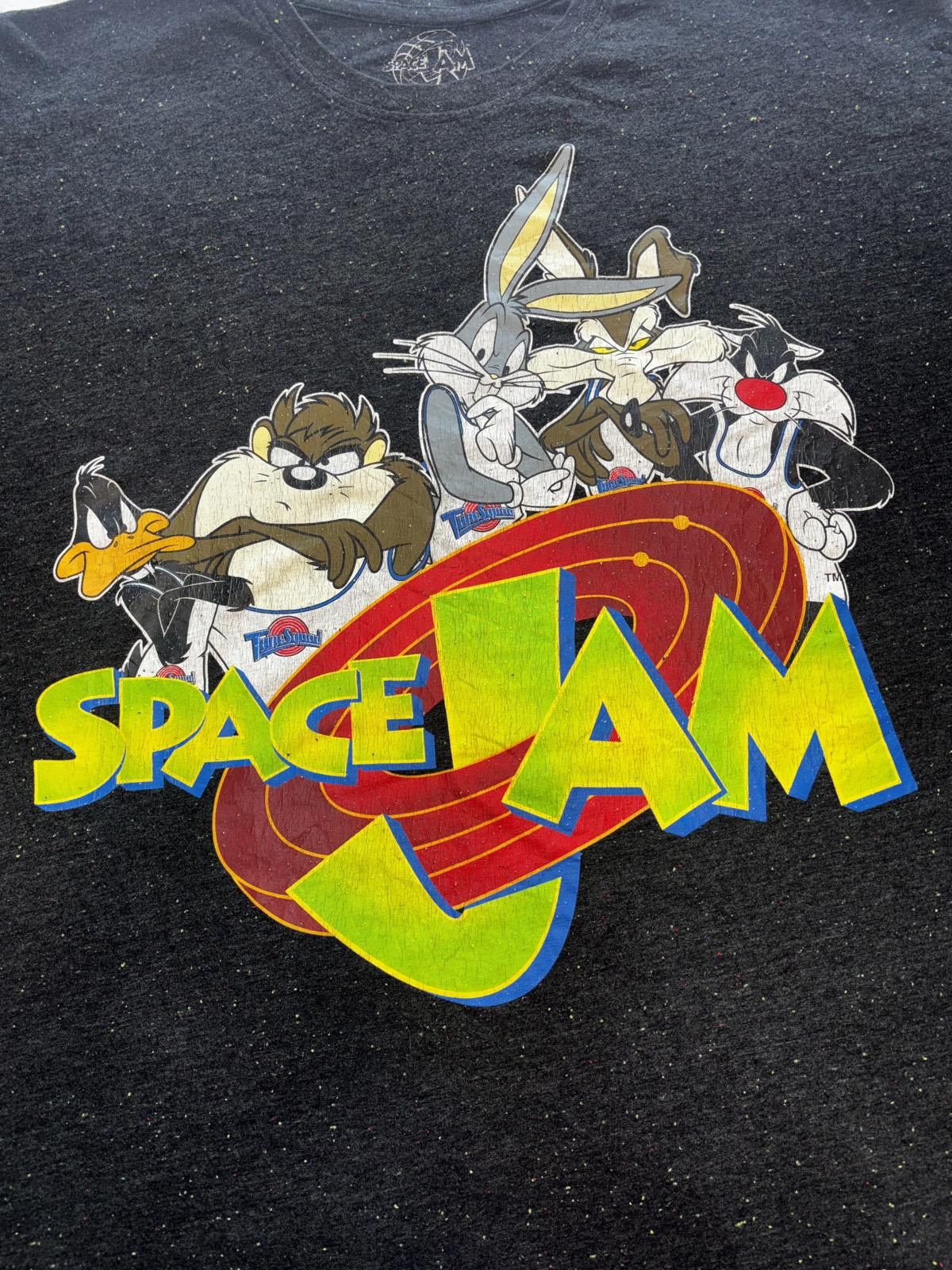 Designer 3XL Vintage Space Jam Graphic T-Shirt Size US XXL / EU 58 / 5 - 2 Thumbnail