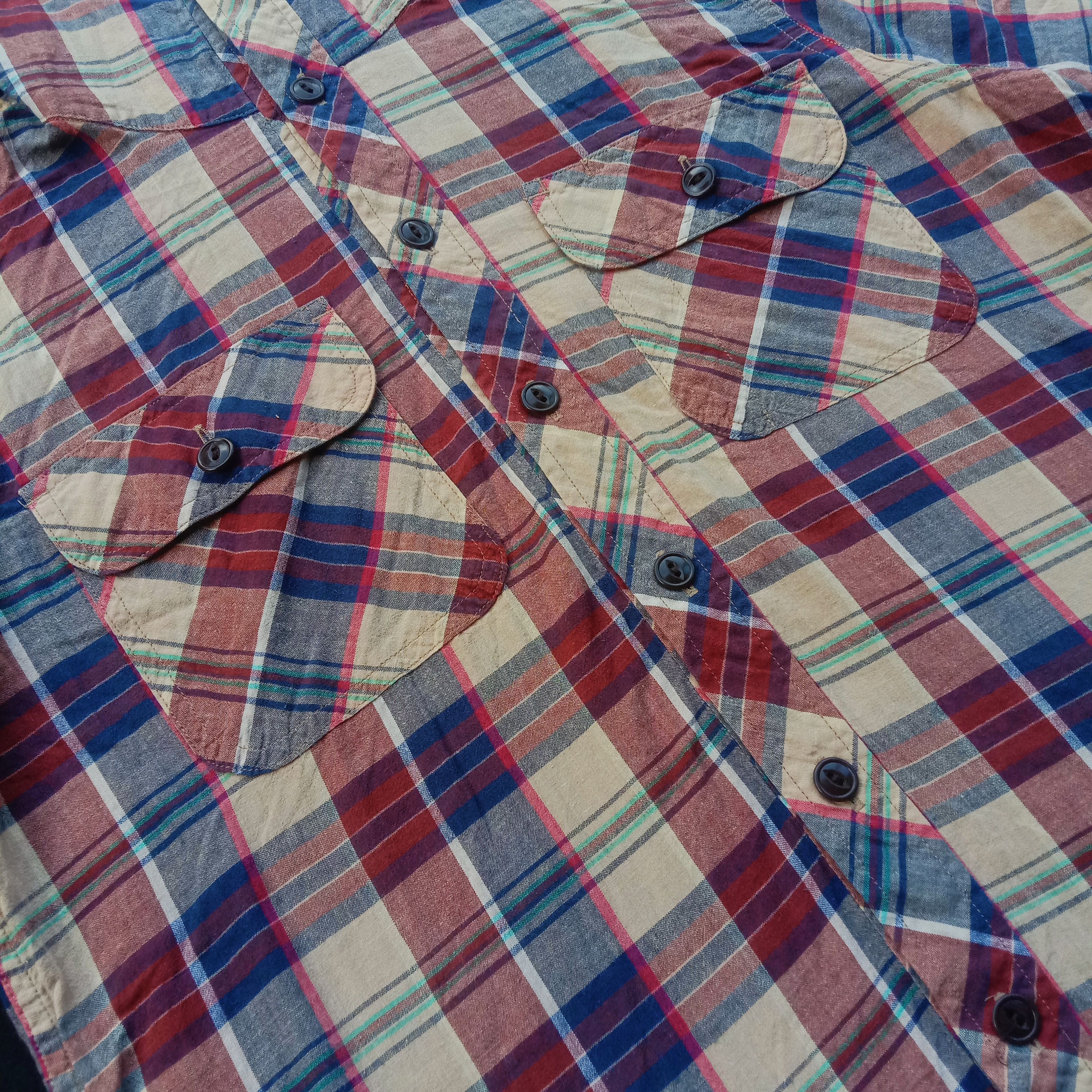 Bape Madras Check S/S Work Shirt Parka (2012) Size US M / EU 48-50 / 2 - 4 Thumbnail