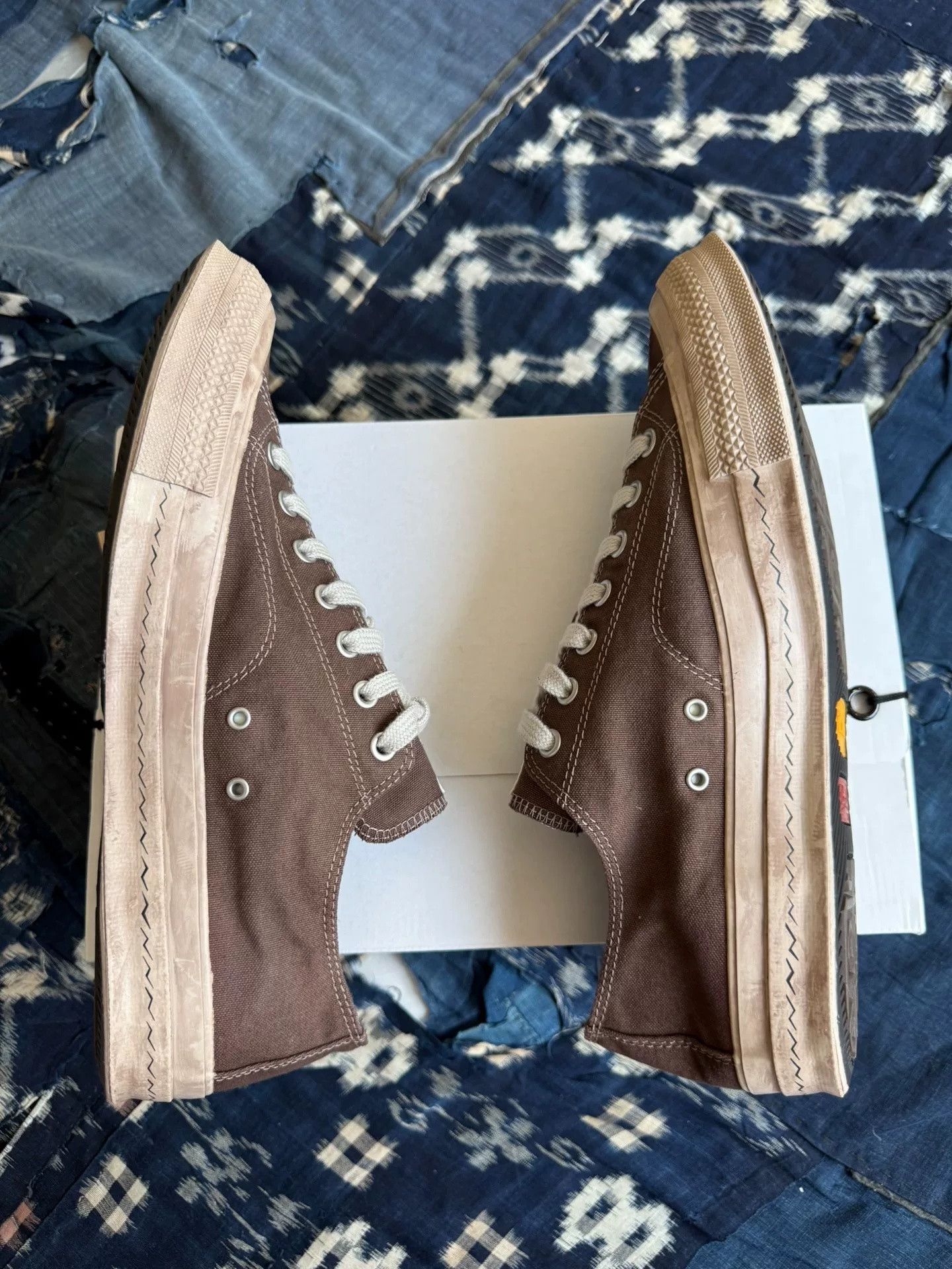Visvim VISVIM 25AW Skagway LO Mud-Dyed Canvas Sneakers Size US 9 / EU 42 - 4 Thumbnail