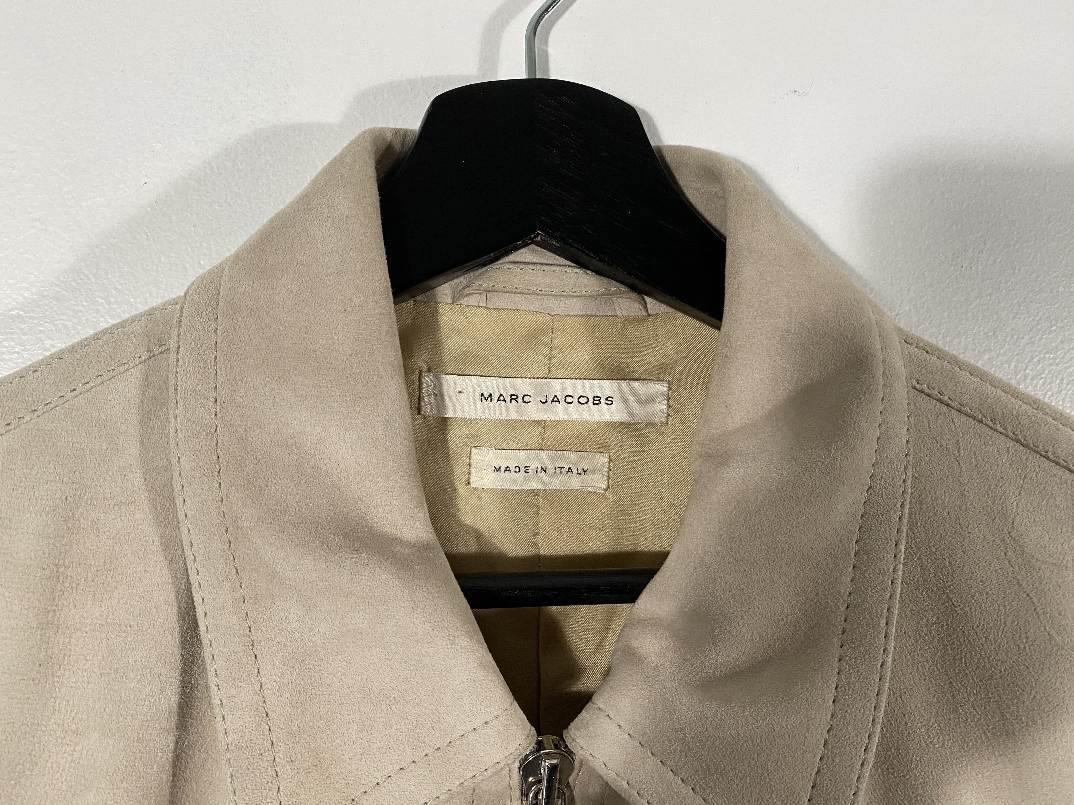Marc Jacobs Marc Jacobs Soft Ivory leather cargo jacket Size US M / EU 48-50 / 2 - 4 Thumbnail