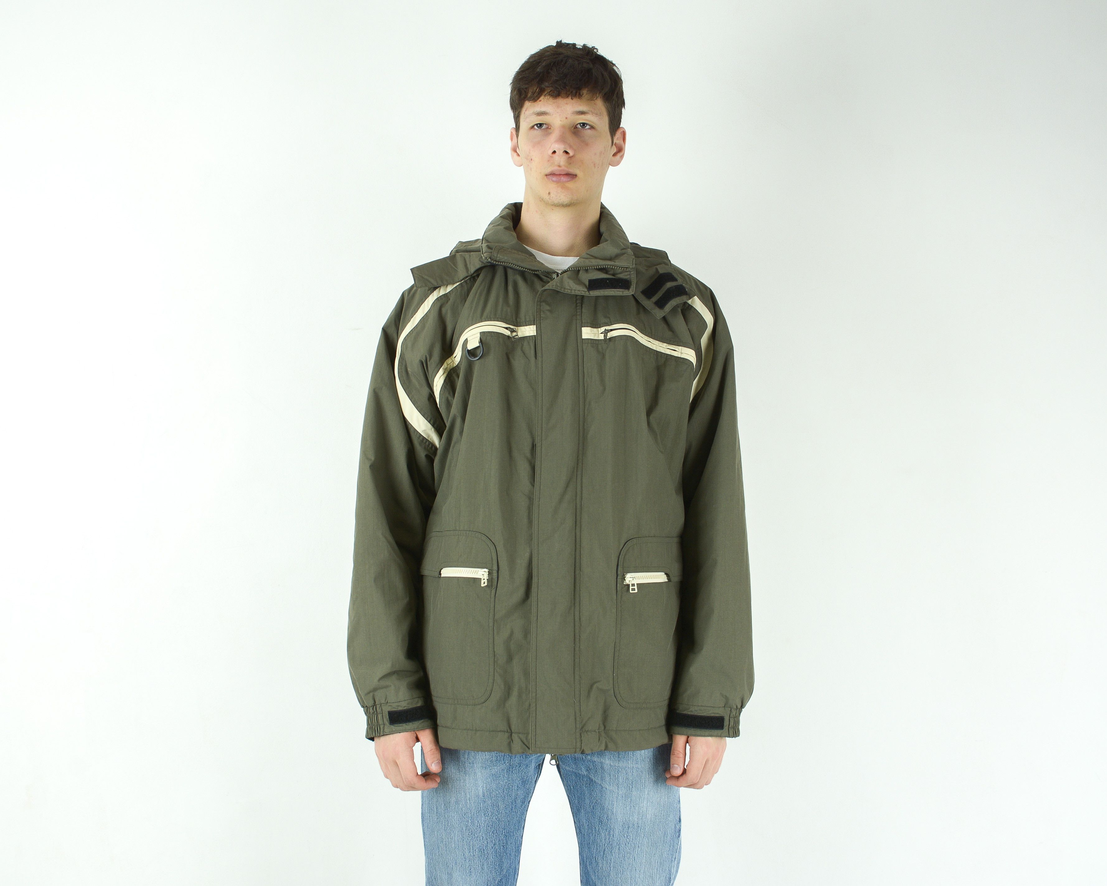 Fila Men Ski Jacket Coat Snowboarding Skiing Hooded Parka Zip Top Size US XL / EU 56 / 4 - 1 Thumbnail