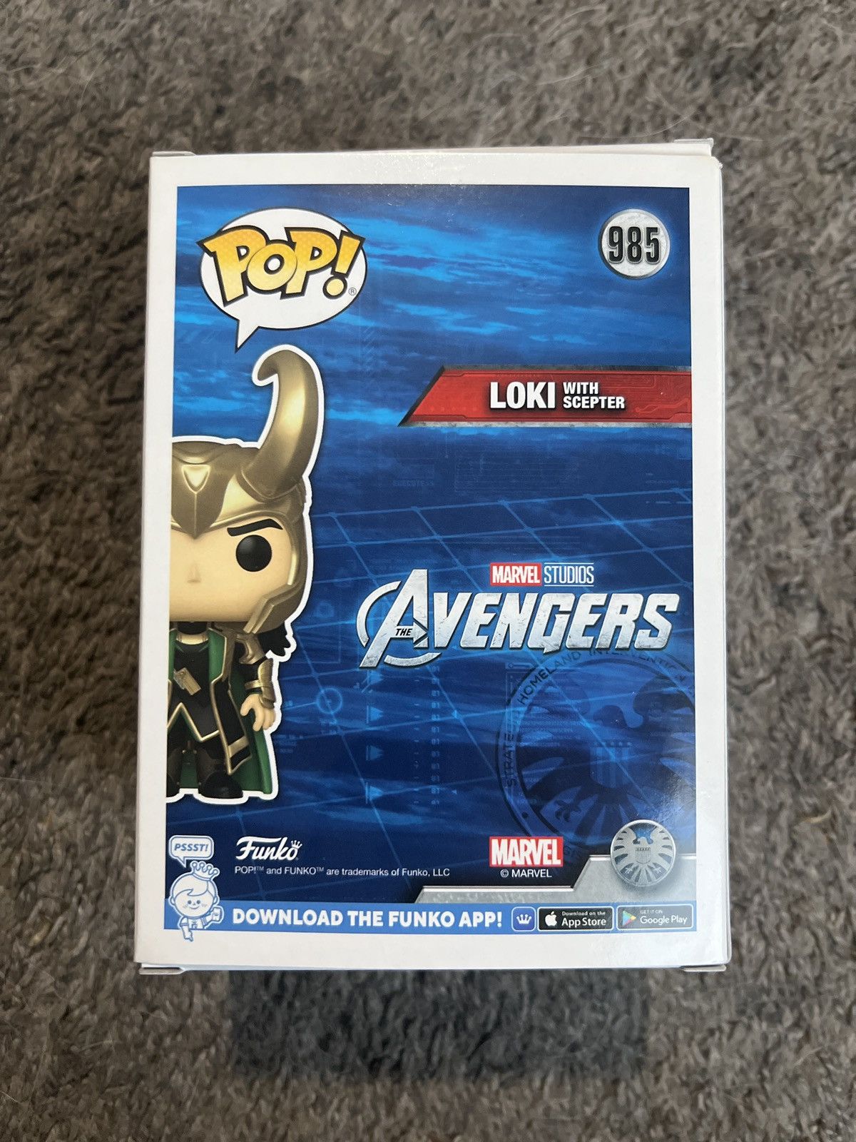 Marvel Comics Funko Pop! Loki With Scepter Bobble-Head Size ONE SIZE - 2 Thumbnail